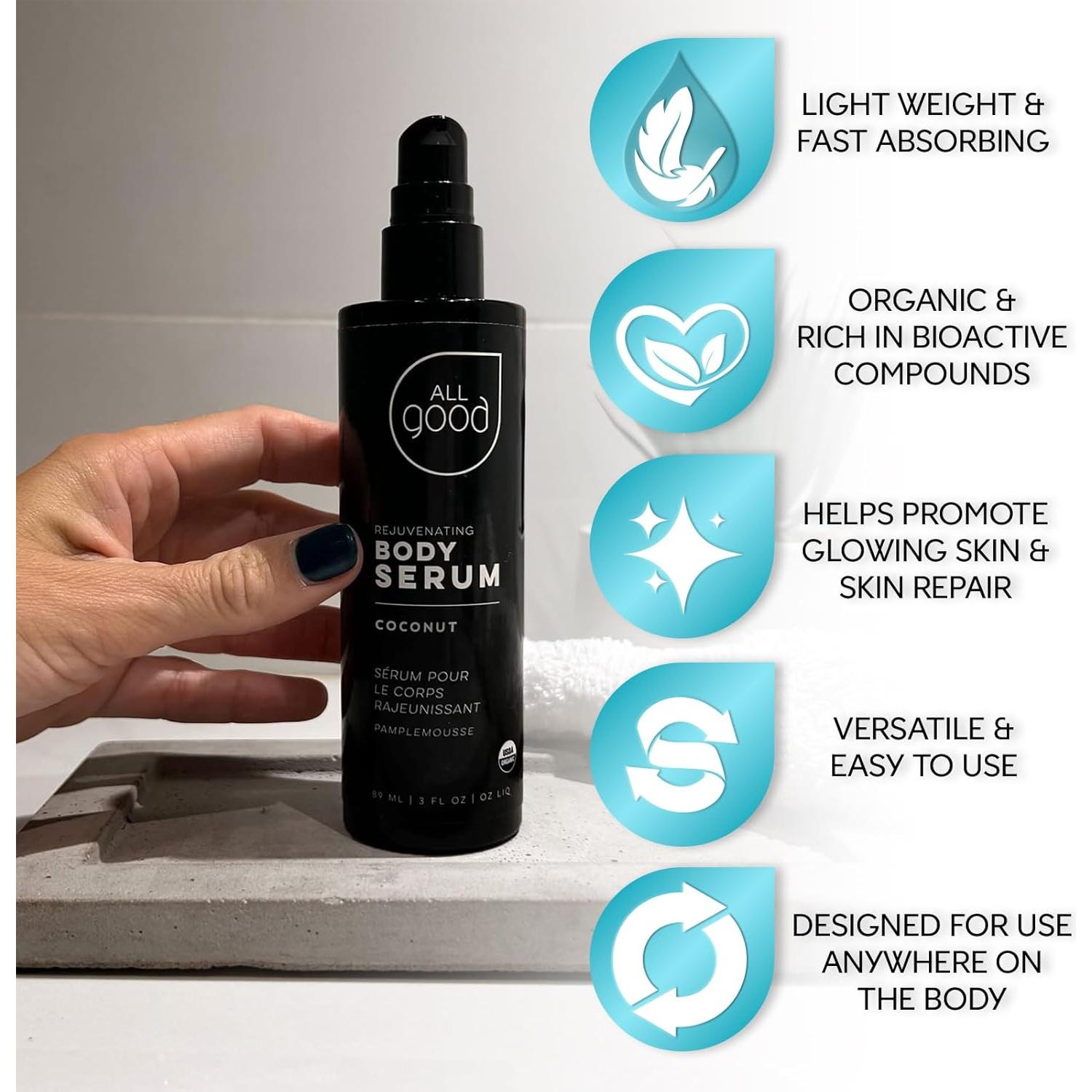 Sérum Corporal Rejuvenecedor All Good Coco 85g - Hidratante