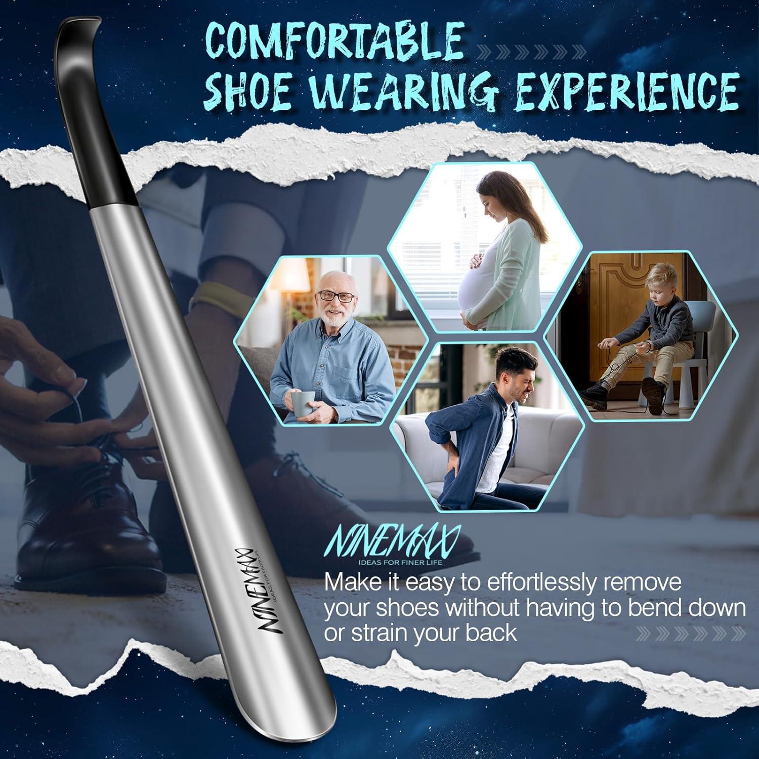 Cuchara para Zapatos NINEMAX Mango Largo Metal 41.91 cm