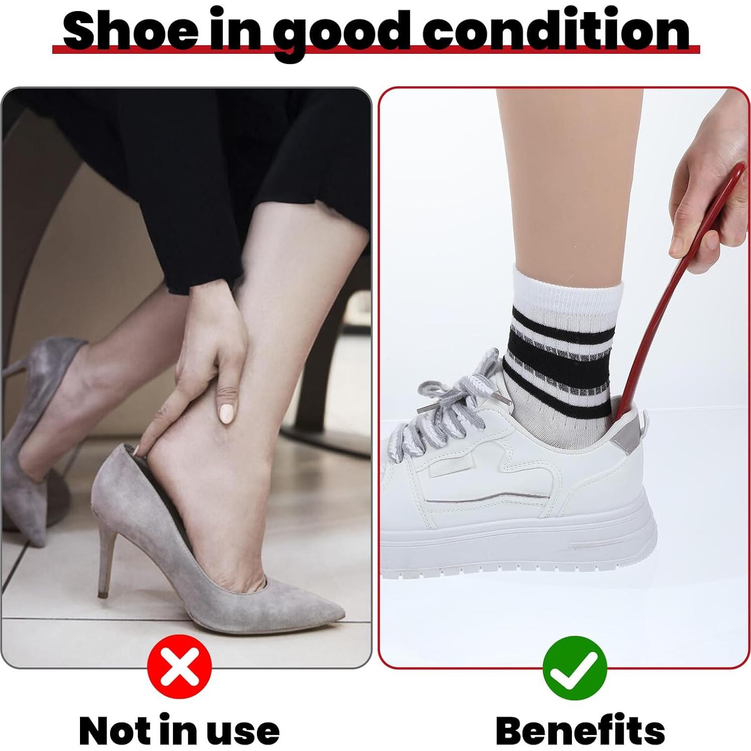 Cuñas de Plástico Ymapinc para Ponerse Zapatos - 2 Unidades