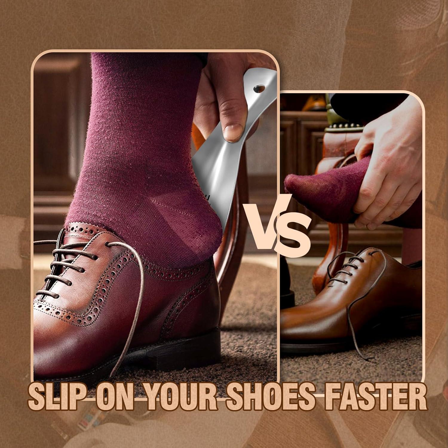 Cuerno de Zapato de Metal ZOMAKE 41.91 cm para Personas Mayores