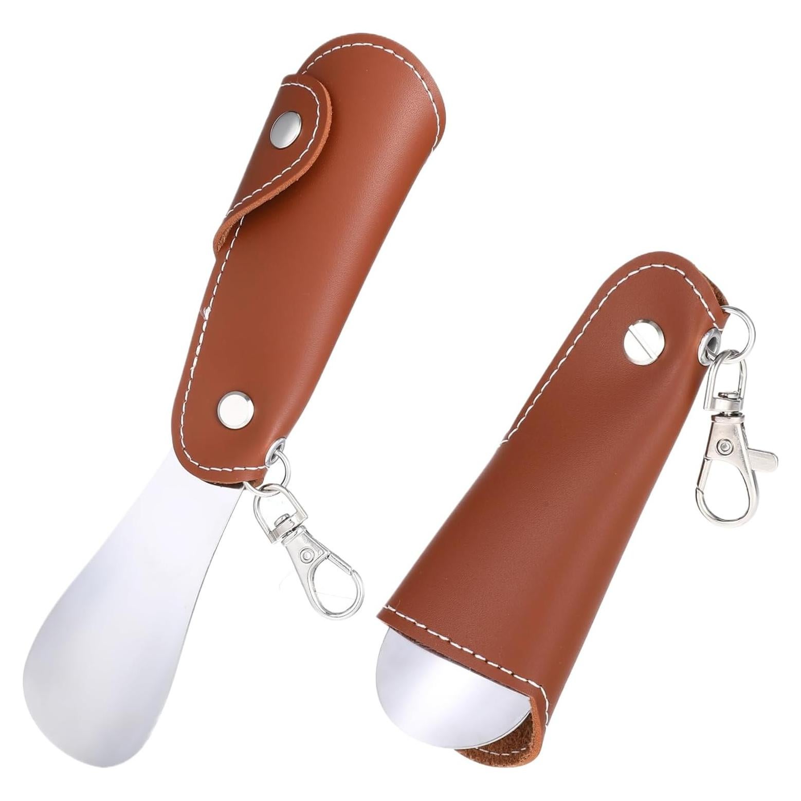 Cuerno de zapato plegable ElevateTech con llavero 18.7 cm