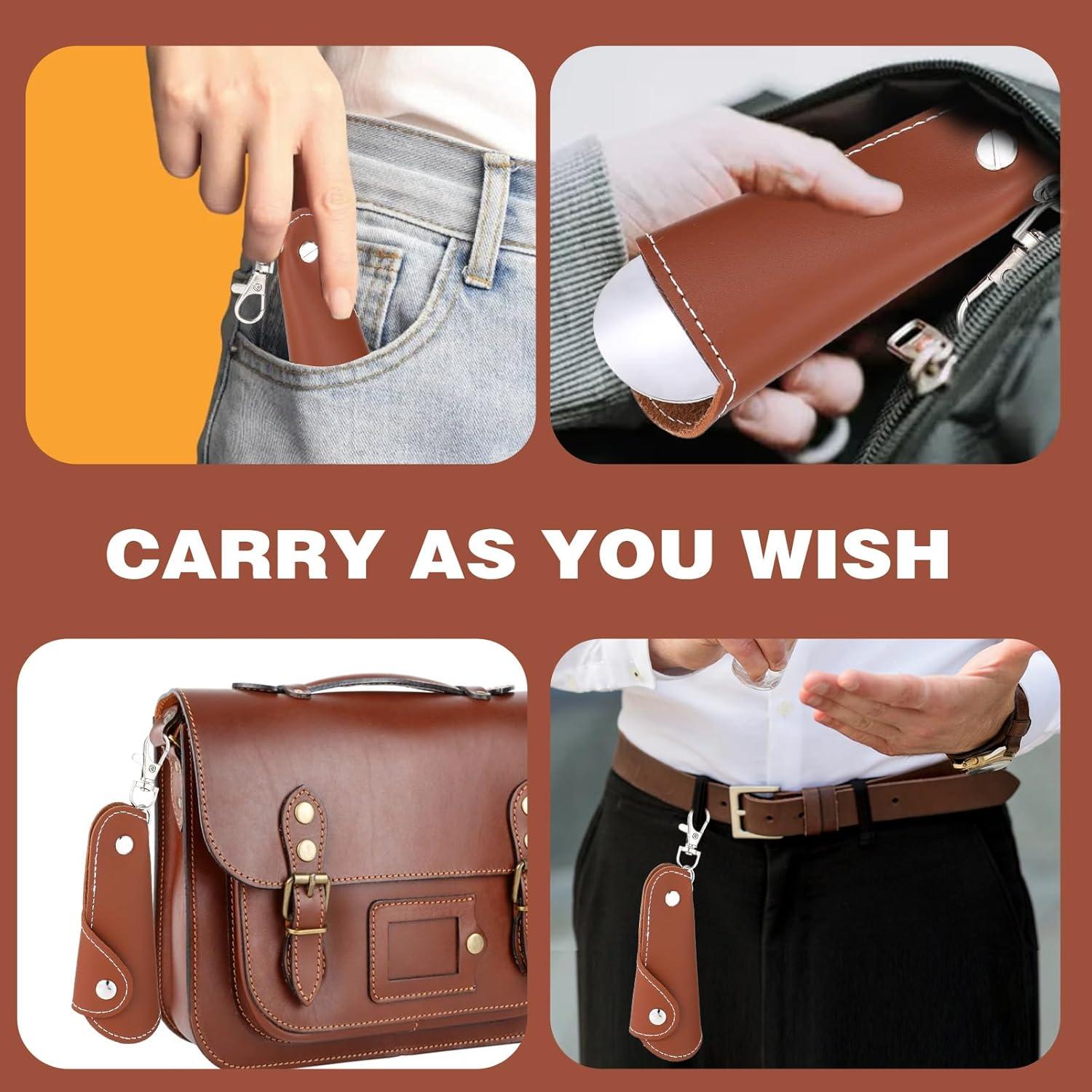 Cuerno de zapato plegable ElevateTech con llavero 18.7 cm