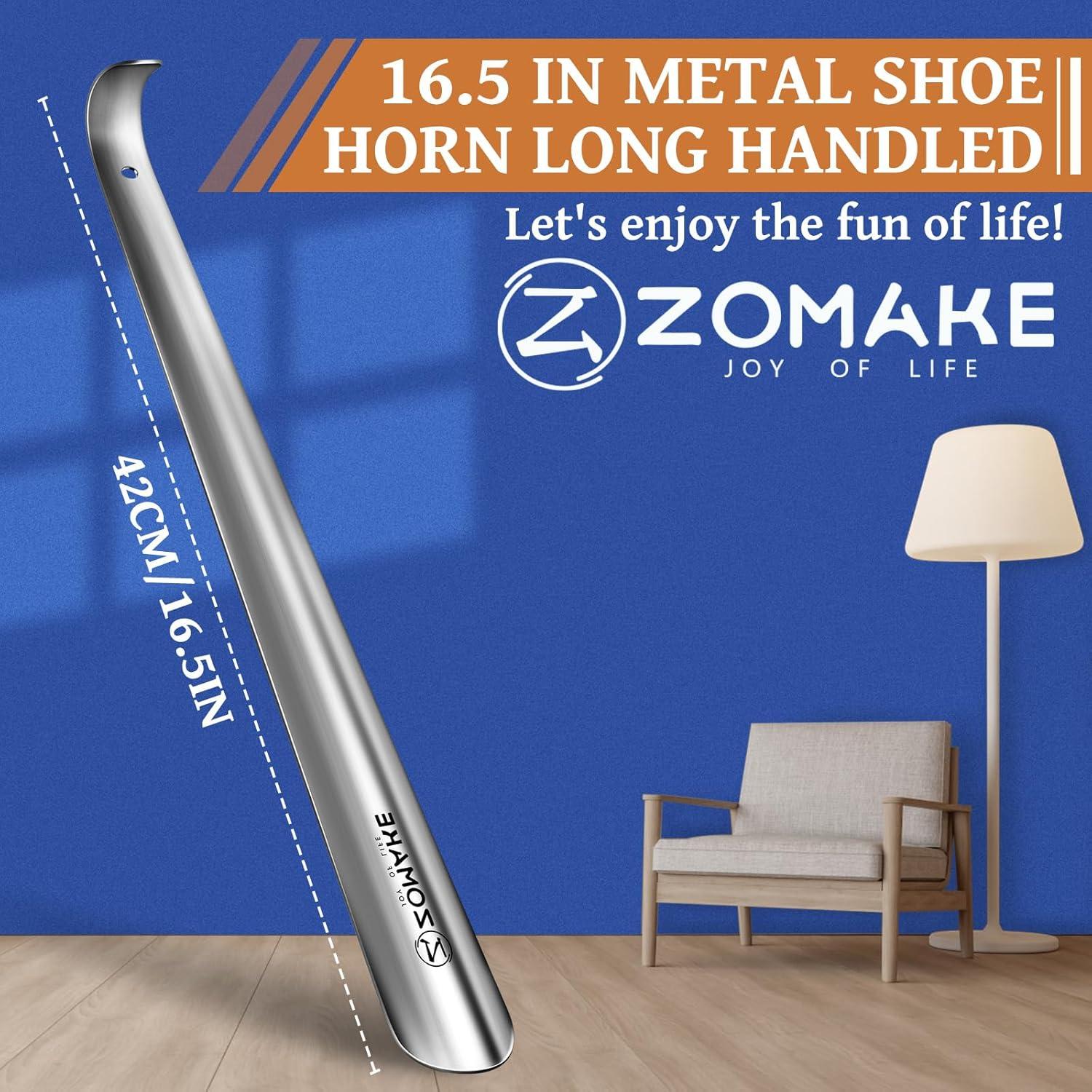 Cuerno de Zapato ZOMAKE de Metal 41.91 cm para Personas Mayores