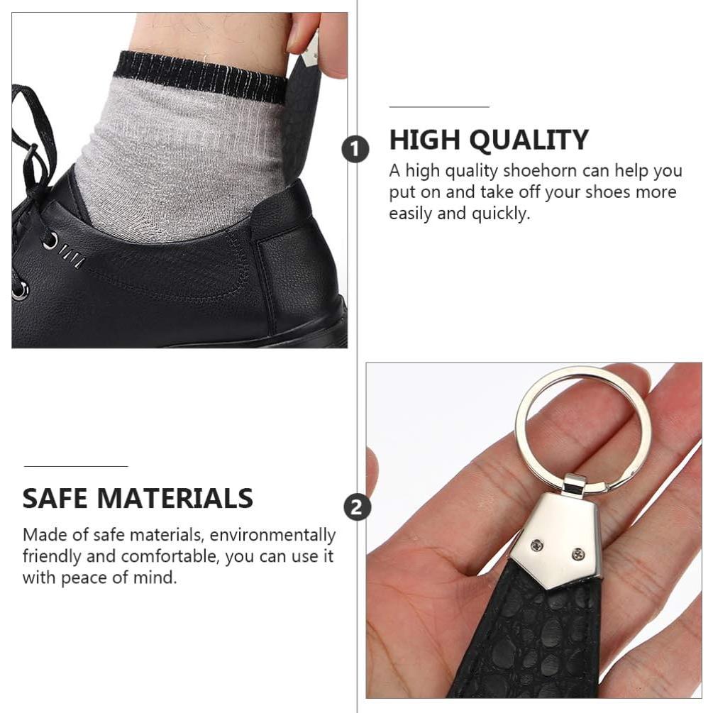 Cuñas de Zapato Portátiles EXCEART 2 Piezas Marrón 13x4.5cm