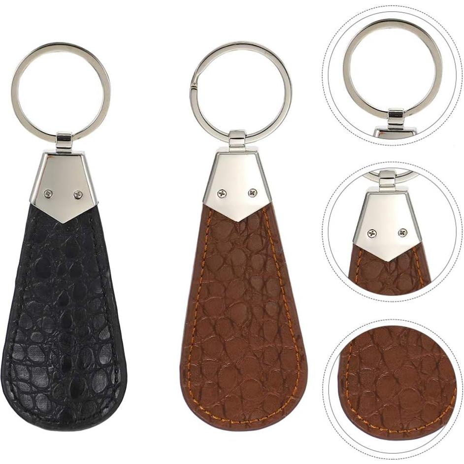 Cuñas de Zapato Portátiles EXCEART 2 Piezas Marrón 13x4.5cm