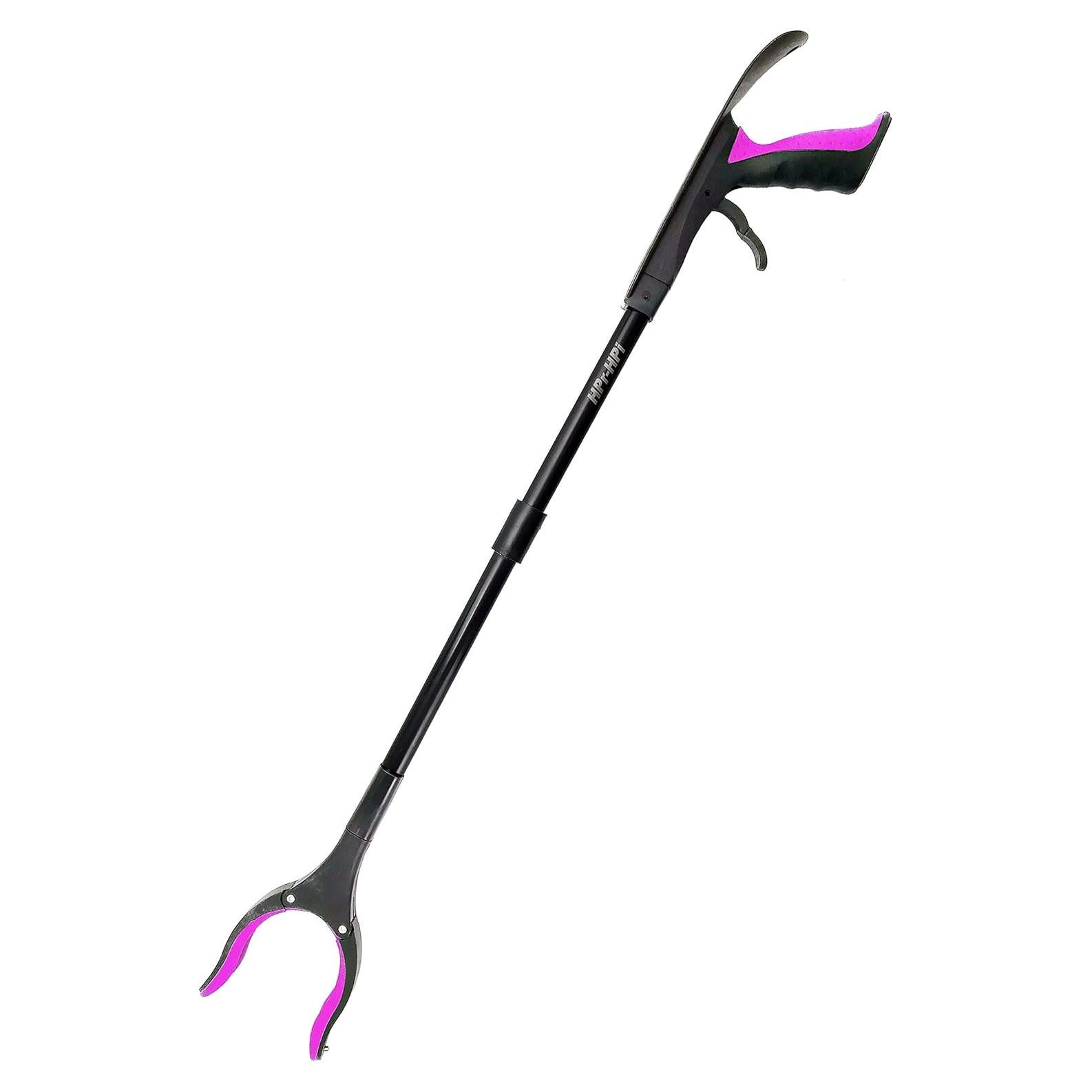 Recogedor de Basura Plegable HingPro 81 cm Rosa Ergonomico