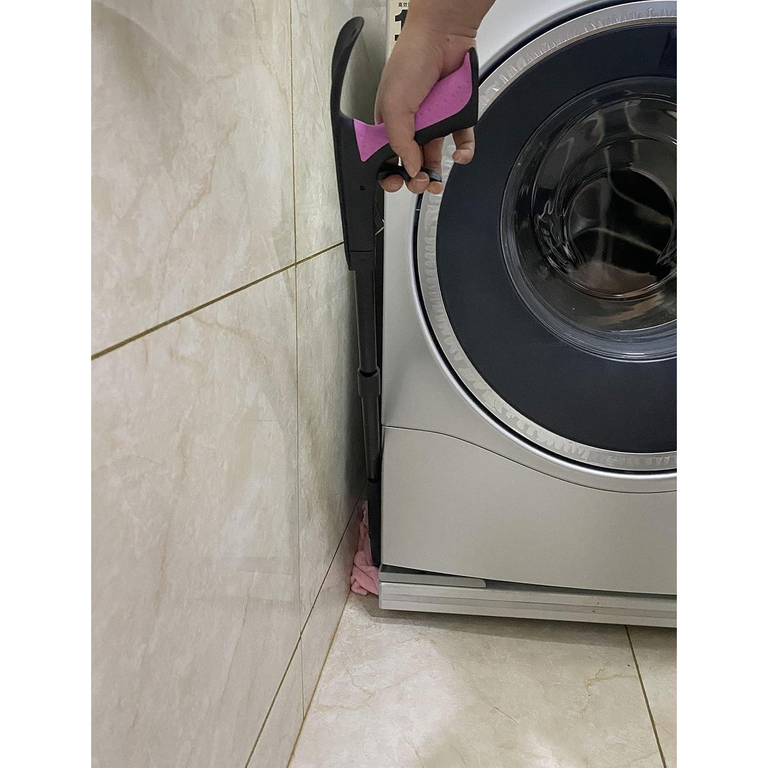 Recogedor de Basura Plegable HingPro 81 cm Rosa Ergonomico