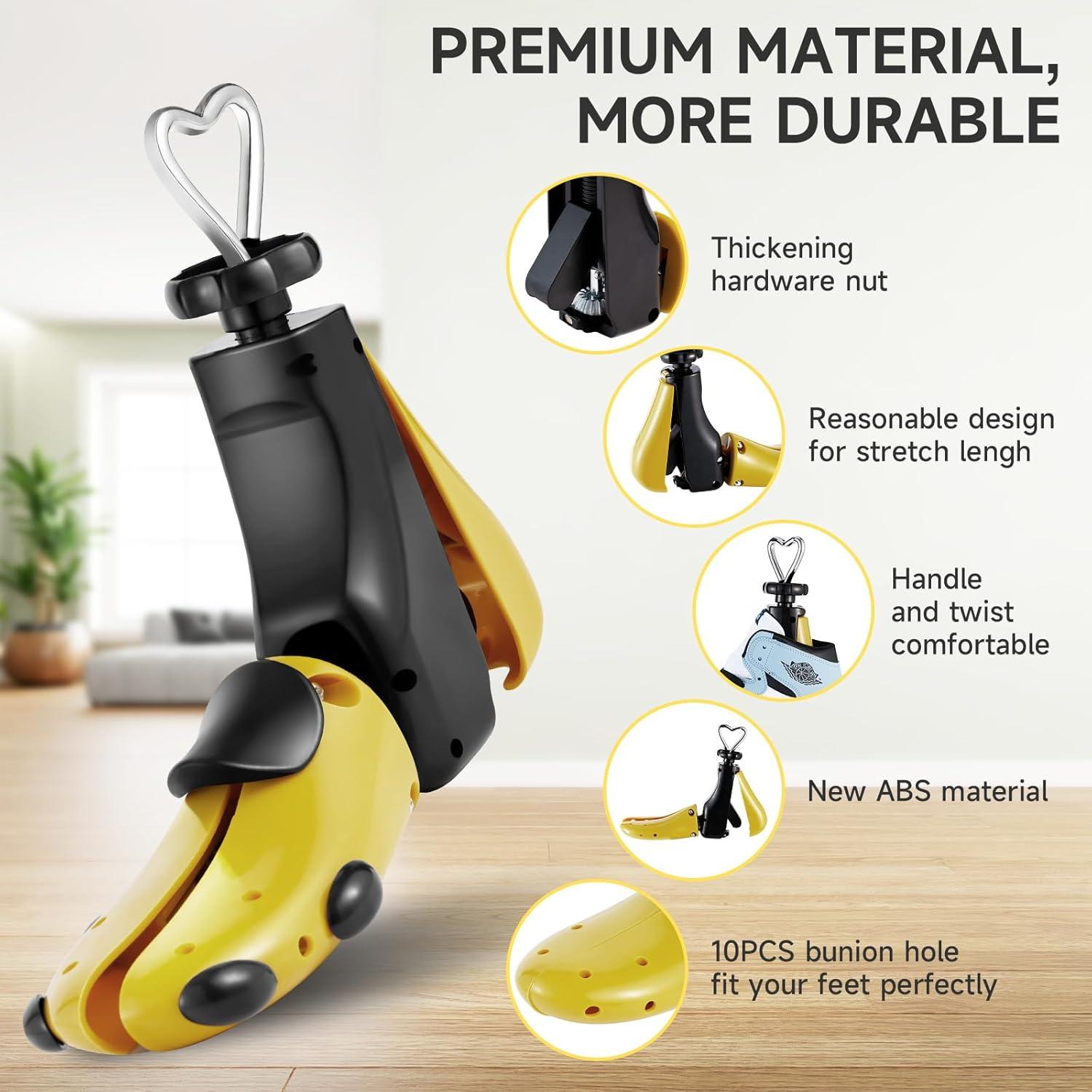 Estirador de Zapatos Ajustable 4 Vías para Hombres y Mujeres