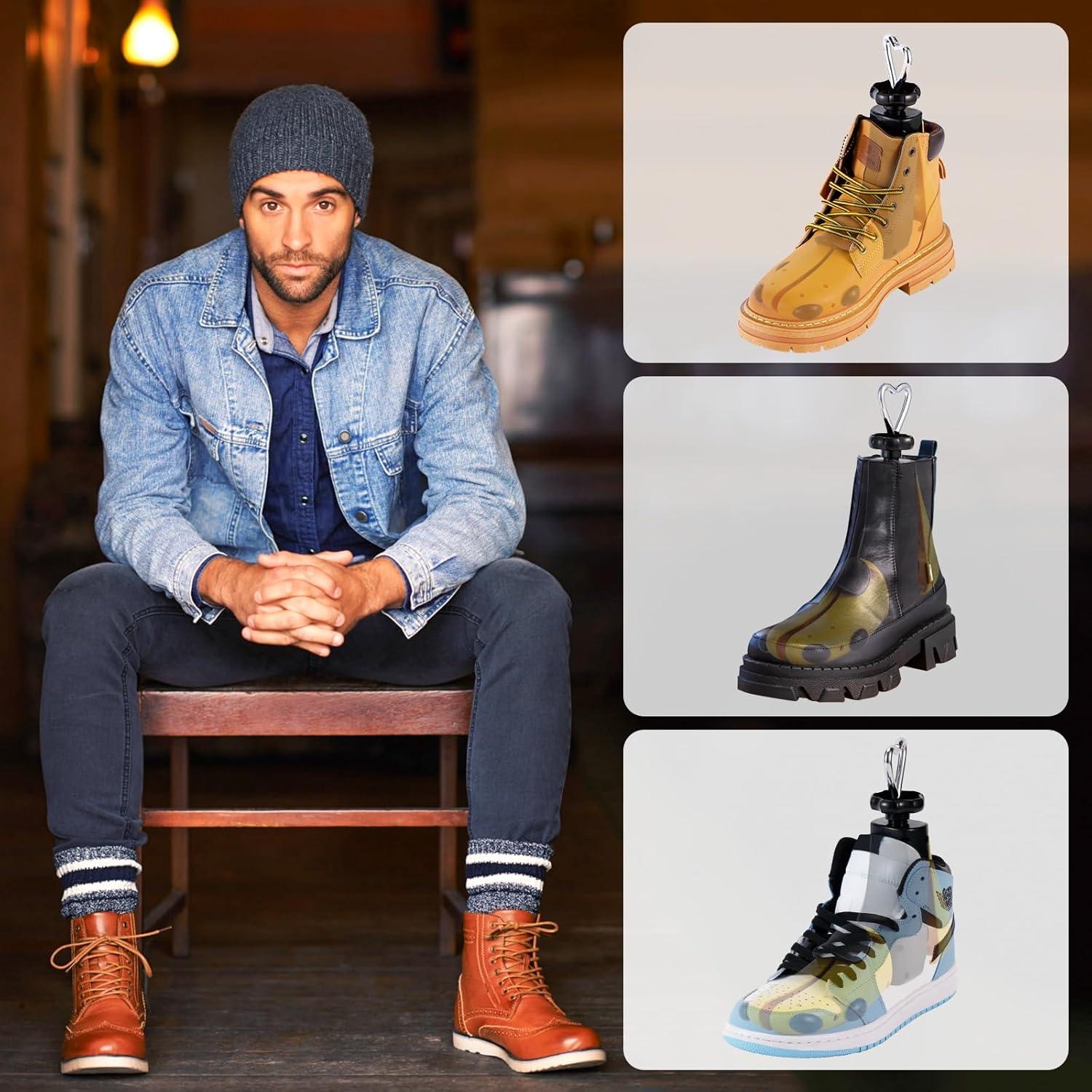 Estirador de Zapatos Ajustable 4 Vías para Hombres y Mujeres