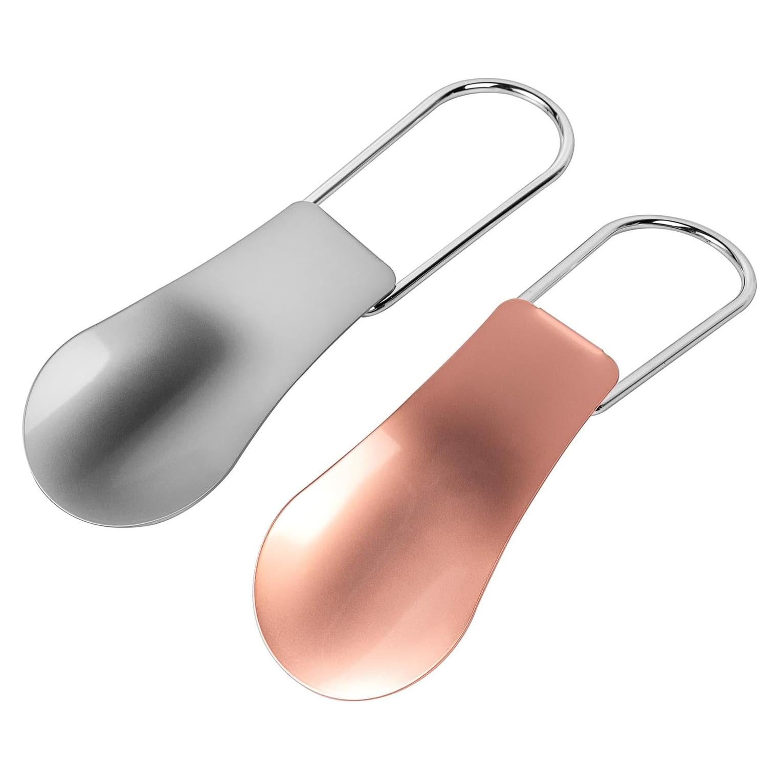 Tiradores de Zapatos de Metal Plegables 14.5 cm - EYIWEITING - Paquete de 2