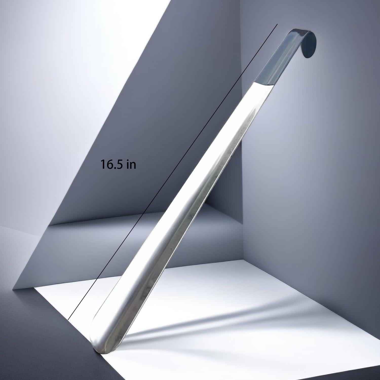 Juego de 2 cucharas para zapatos de acero inoxidable 42 cm