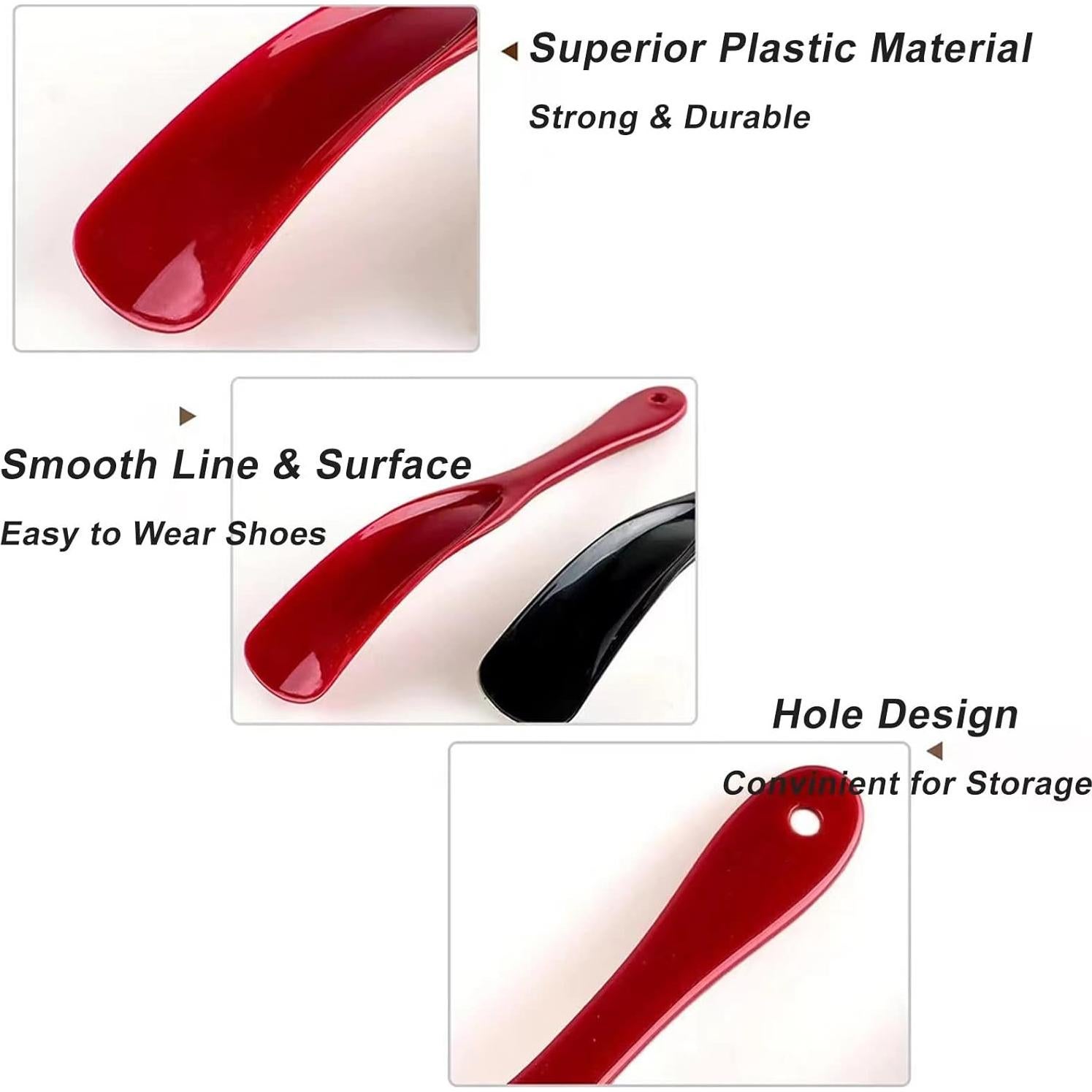 4 Piezas Cuchara de Zapato Plástica Superior 19.5cm - Viaje