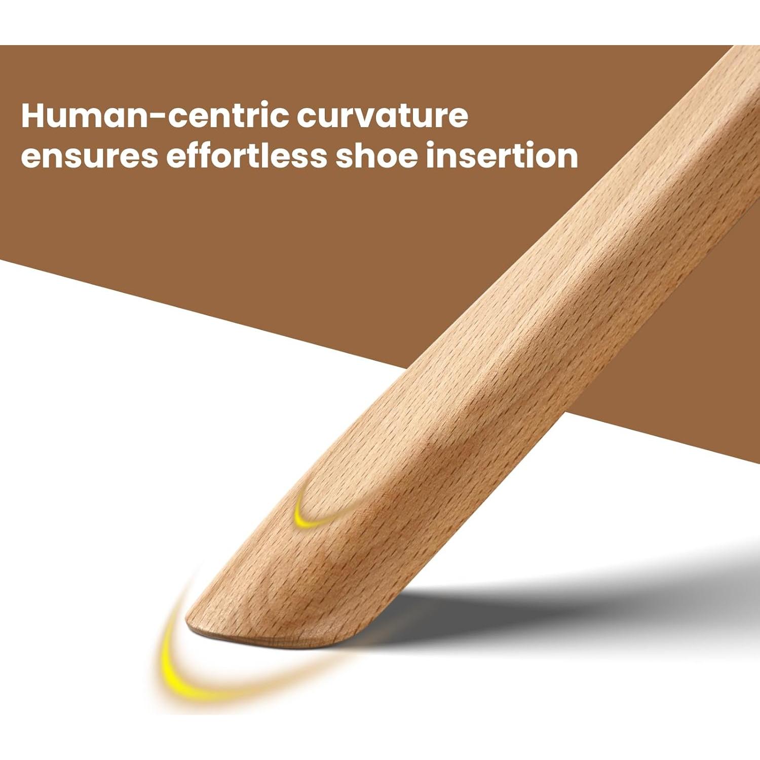 Cuchara de zapato de madera Xentrawave 60 cm para adultos