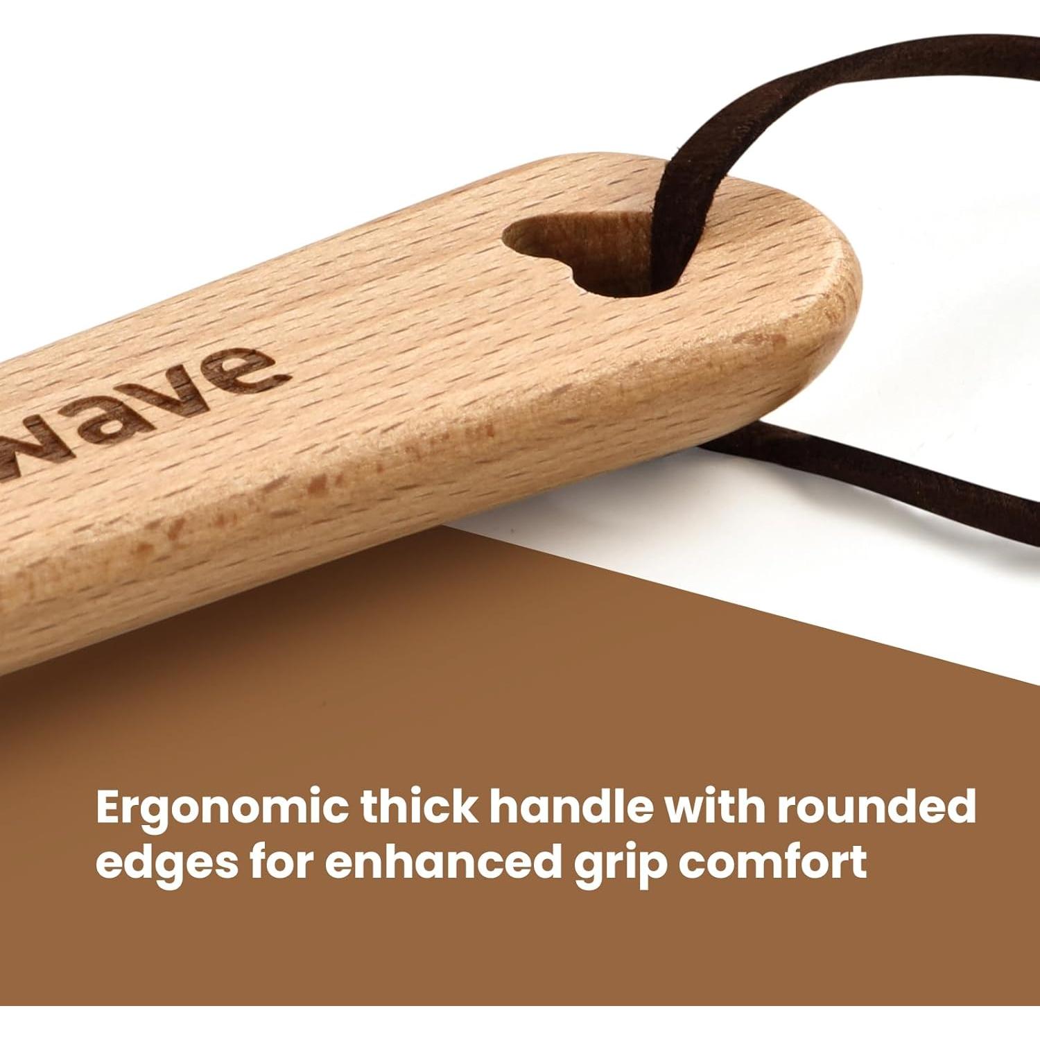 Cuchara de zapato de madera Xentrawave 60 cm para adultos