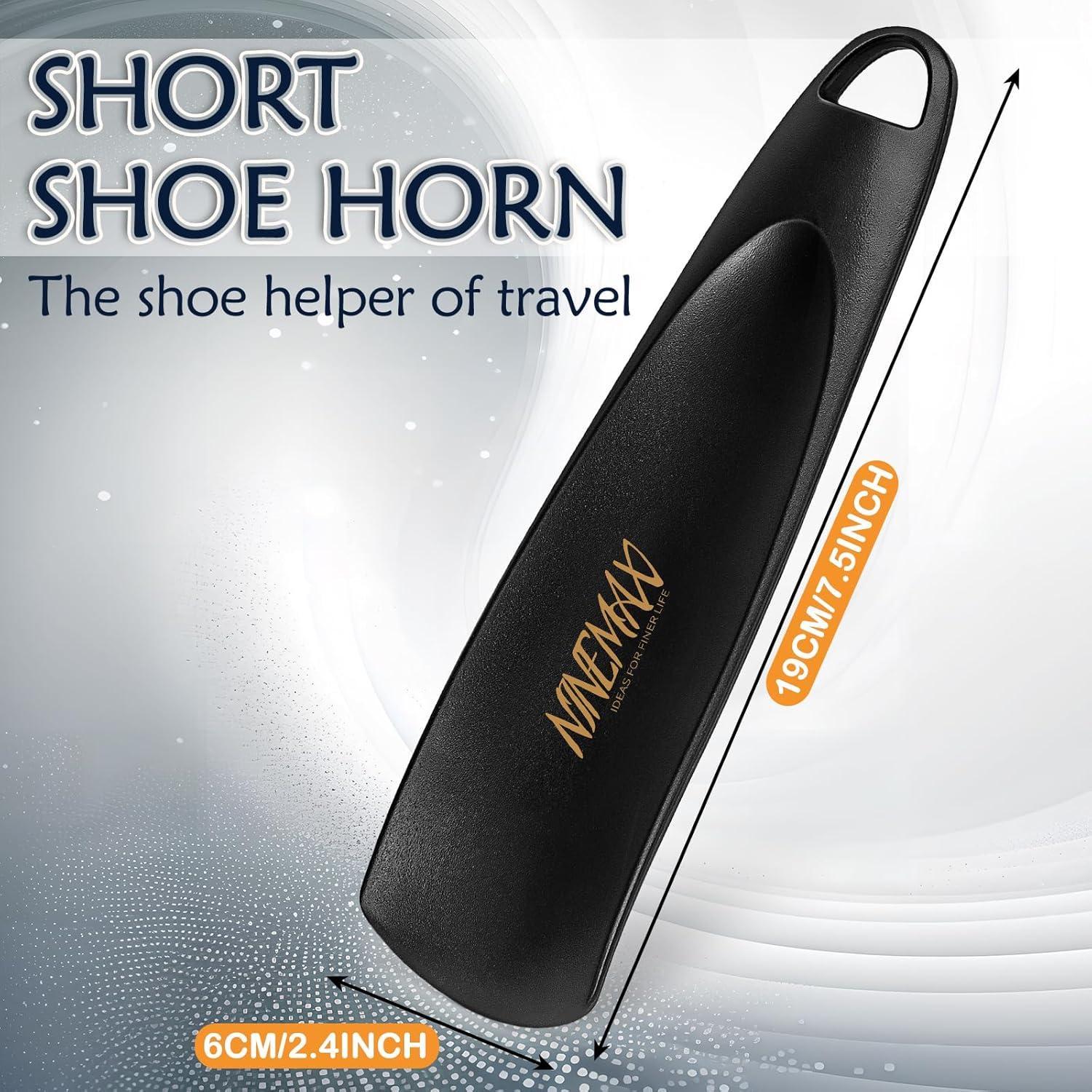 Cuerno de Zapato NINEMAX de Plástico 19 cm Portátil para Viajes