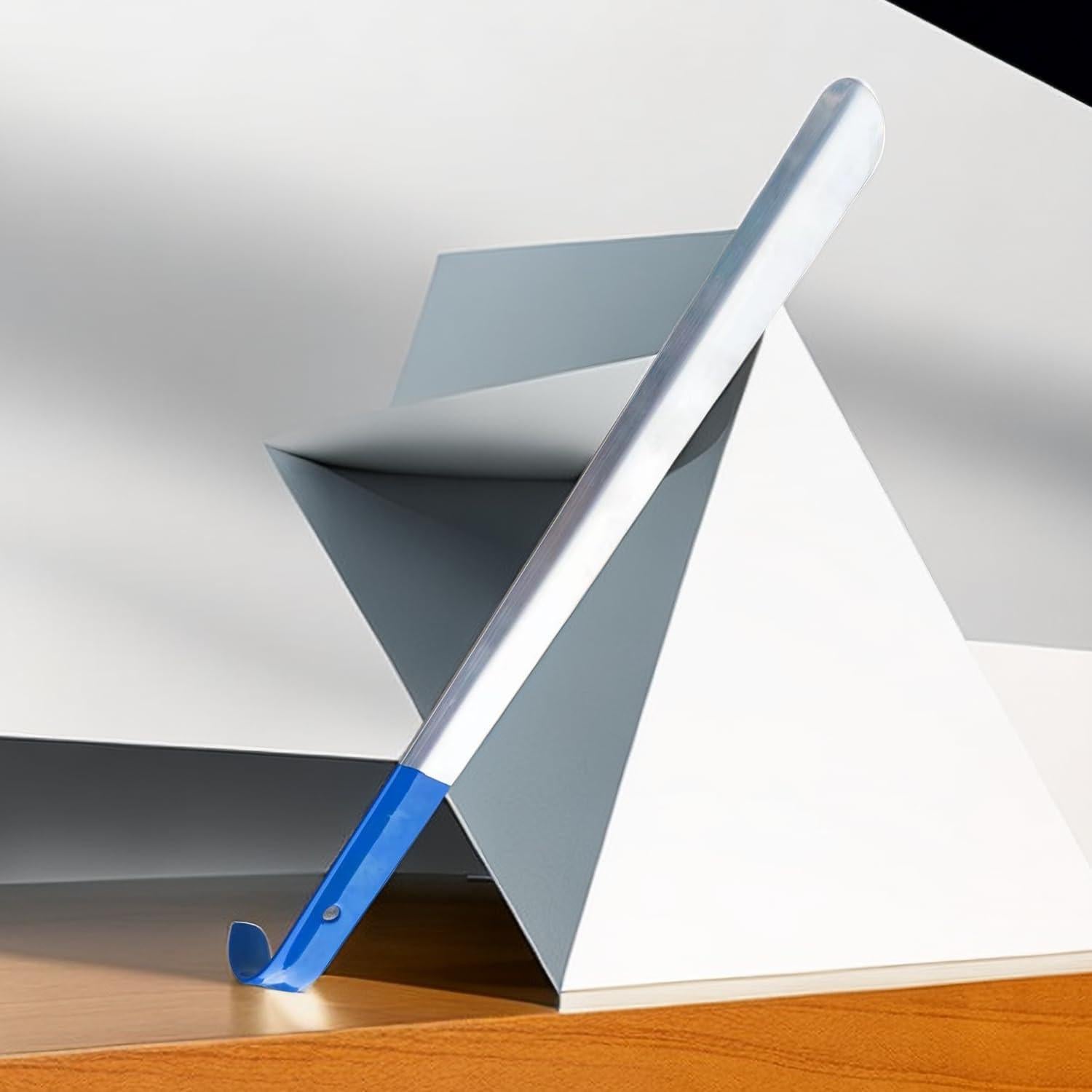 Cuerno de zapato de acero inoxidable 42 cm para hombres y mujeres