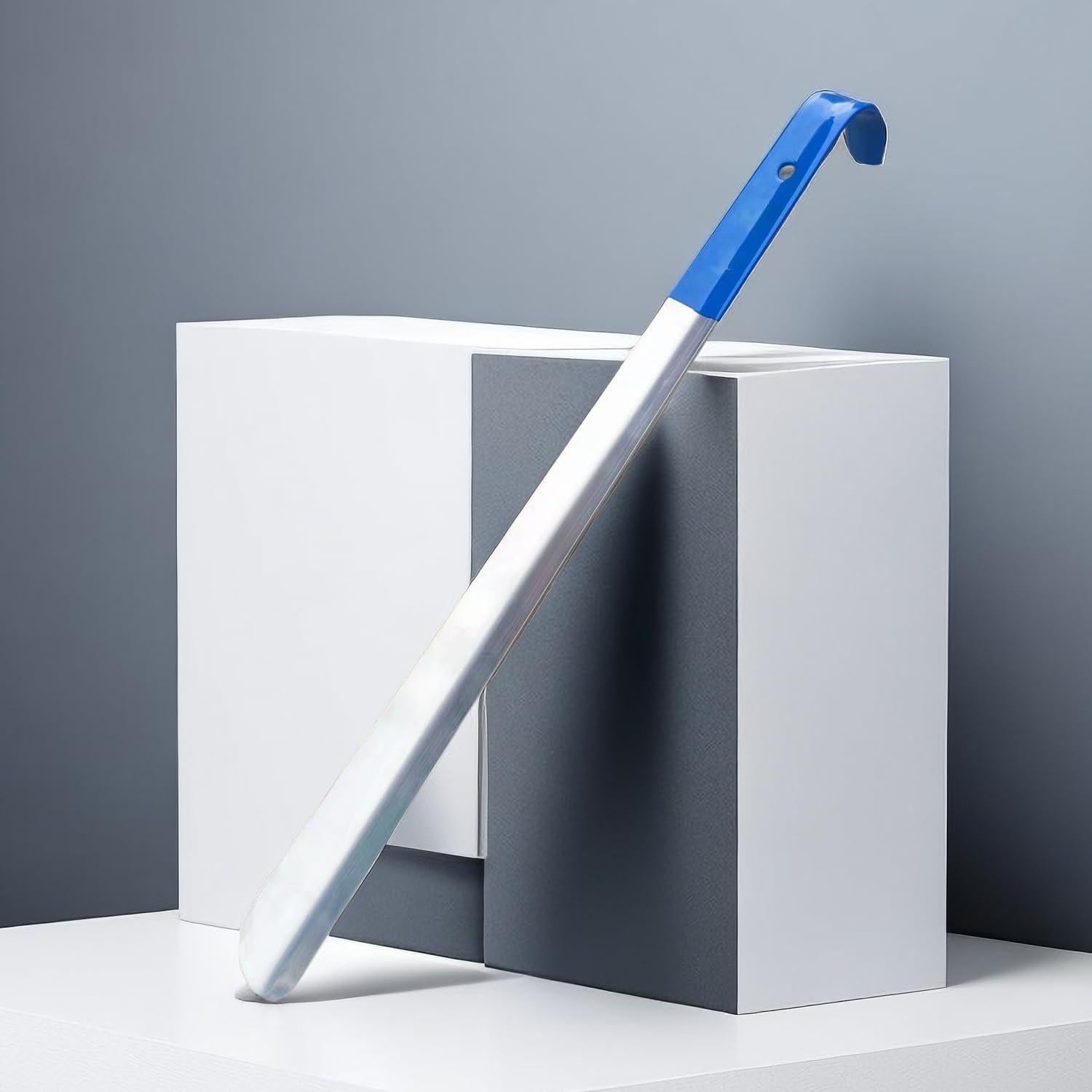 Cuerno de zapato de acero inoxidable 42 cm para hombres y mujeres