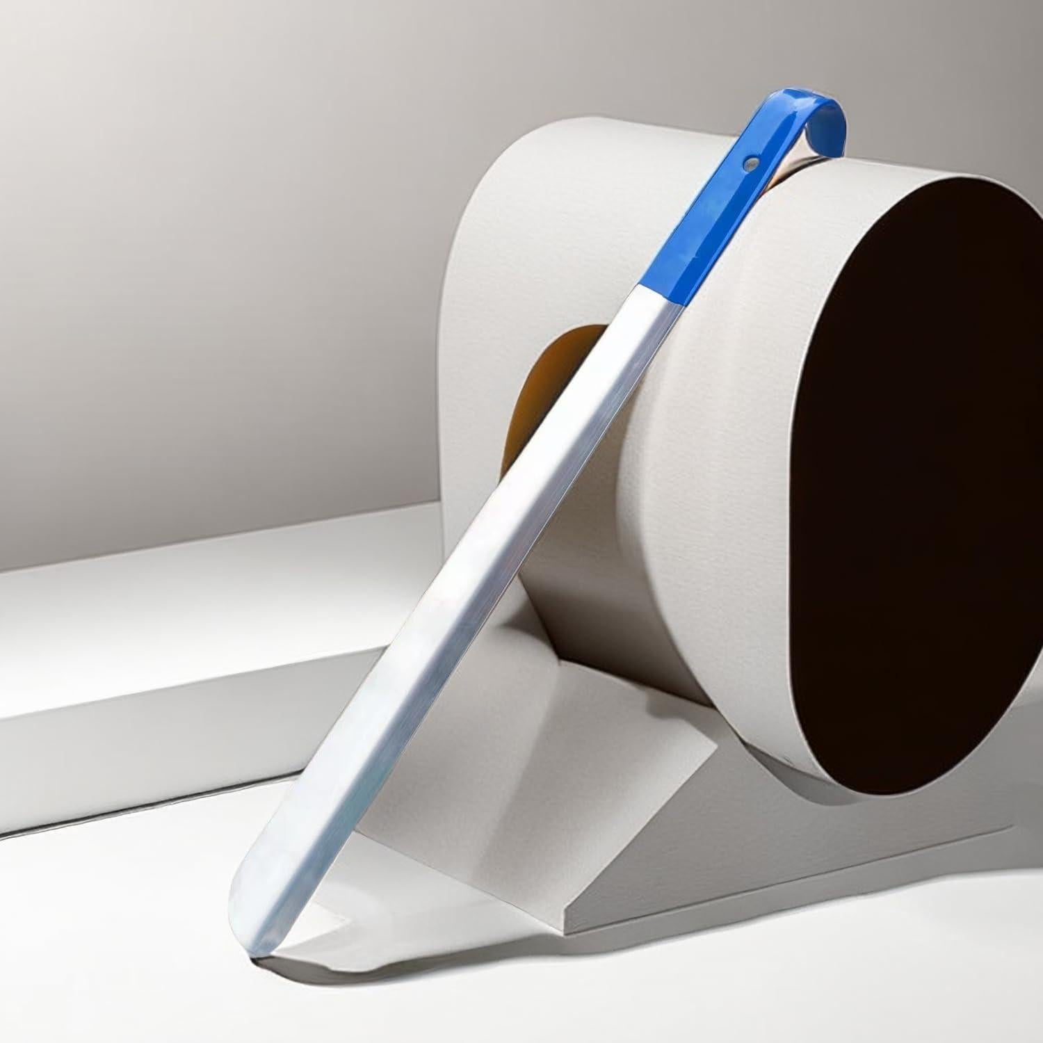 Cuerno de zapato de acero inoxidable 42 cm para hombres y mujeres