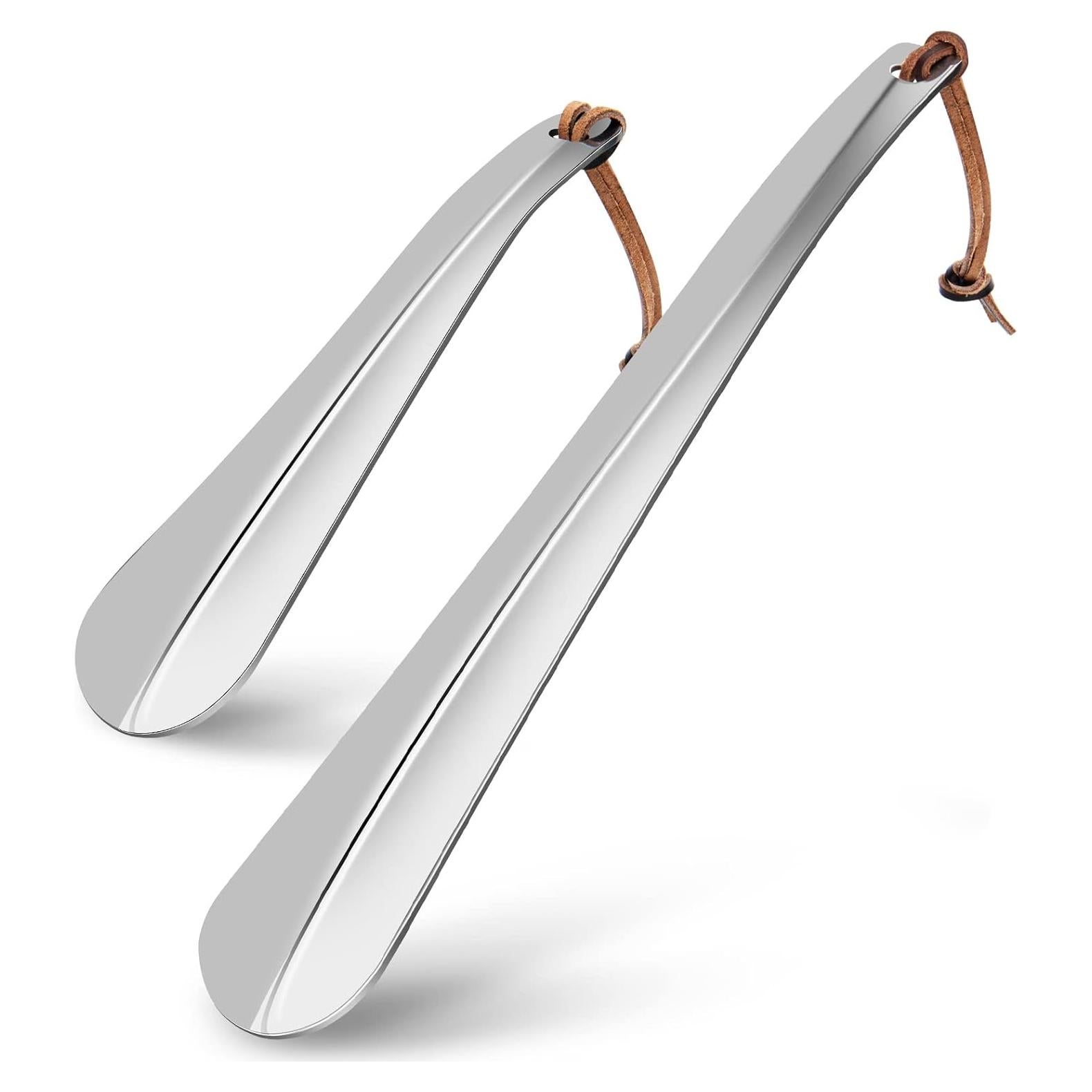 Juego de Calzadores de Acero Inoxidable ONEKOO - Largo 30.48 cm y Corto 19.05 cm