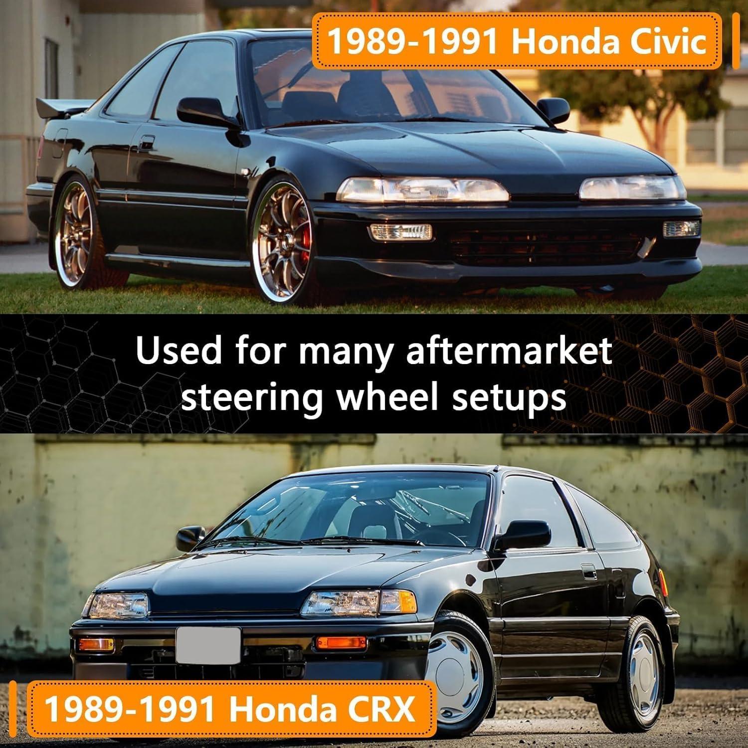 Conectores de zapato de volante EVRBUL 2PCS para Honda CRX/Civic