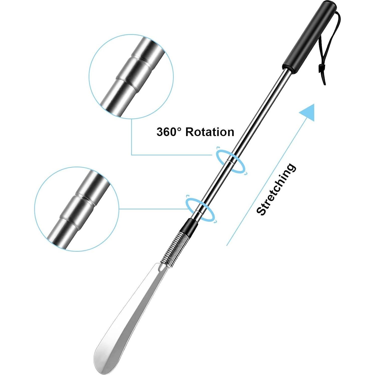 Cucharas de Zapato Ajustables Blulu - Acero Inoxidable, 2 Piezas