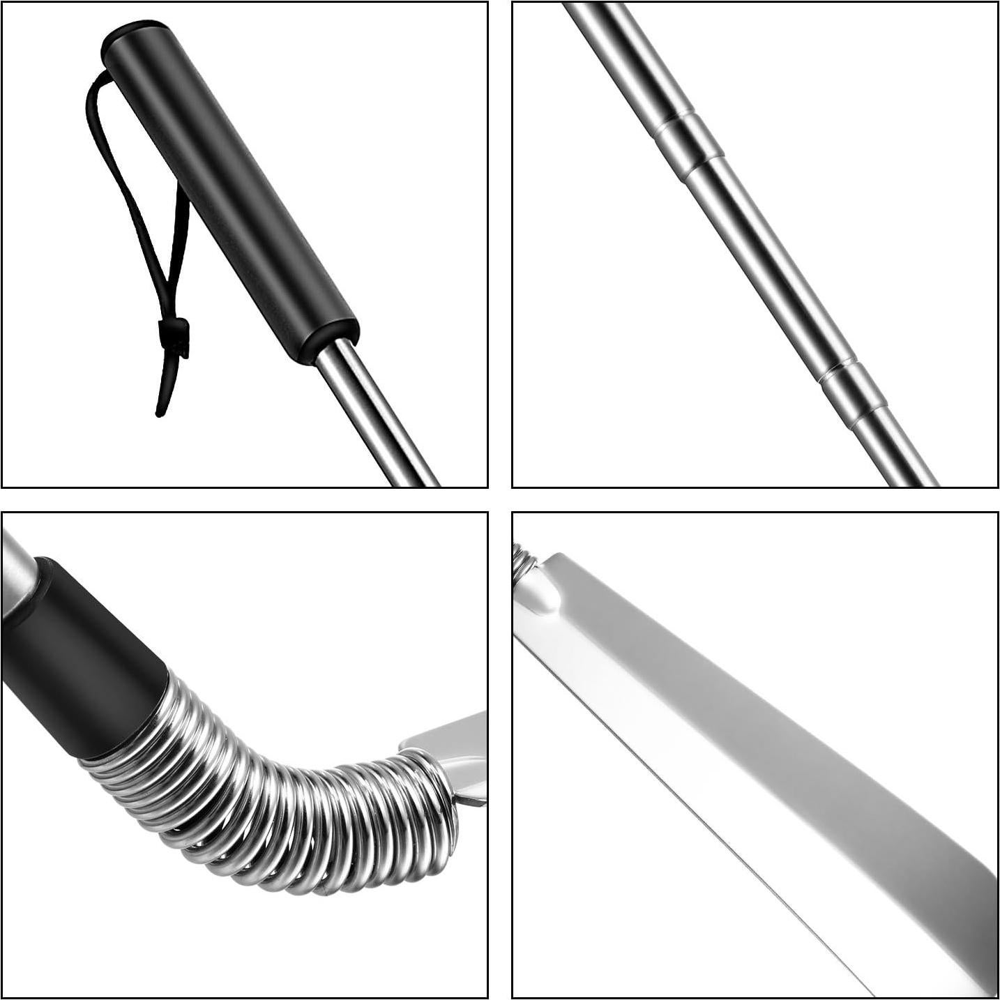 Cucharas de Zapato Ajustables Blulu - Acero Inoxidable, 2 Piezas