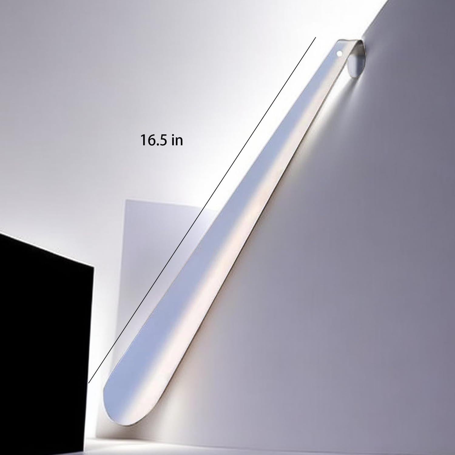 Cuerno de zapato de metal SUNUNICO 42 cm para adultos y niños