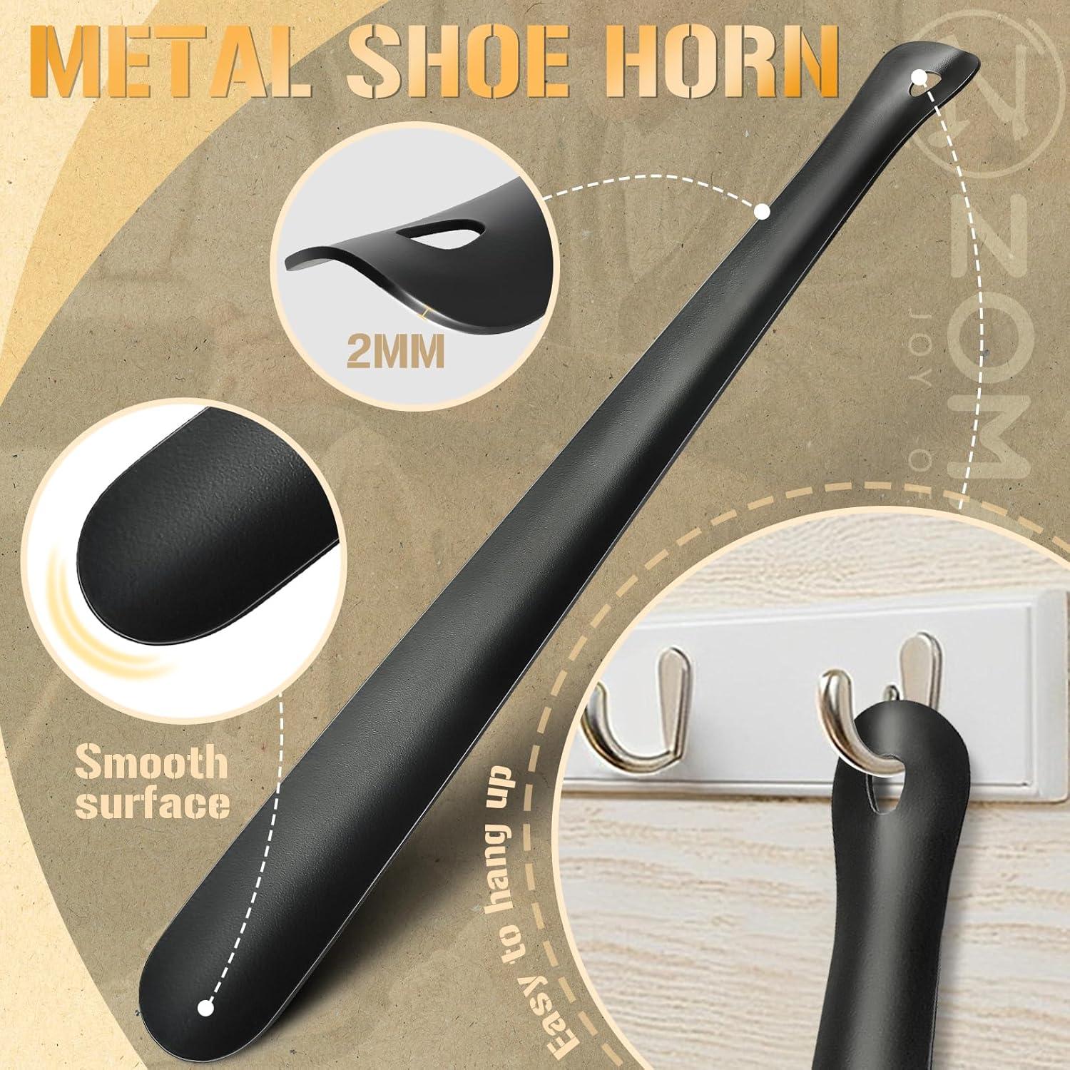 Cuchara para Calzar de Mango Largo ZOMAKE 41.91 cm Acero Inoxidable