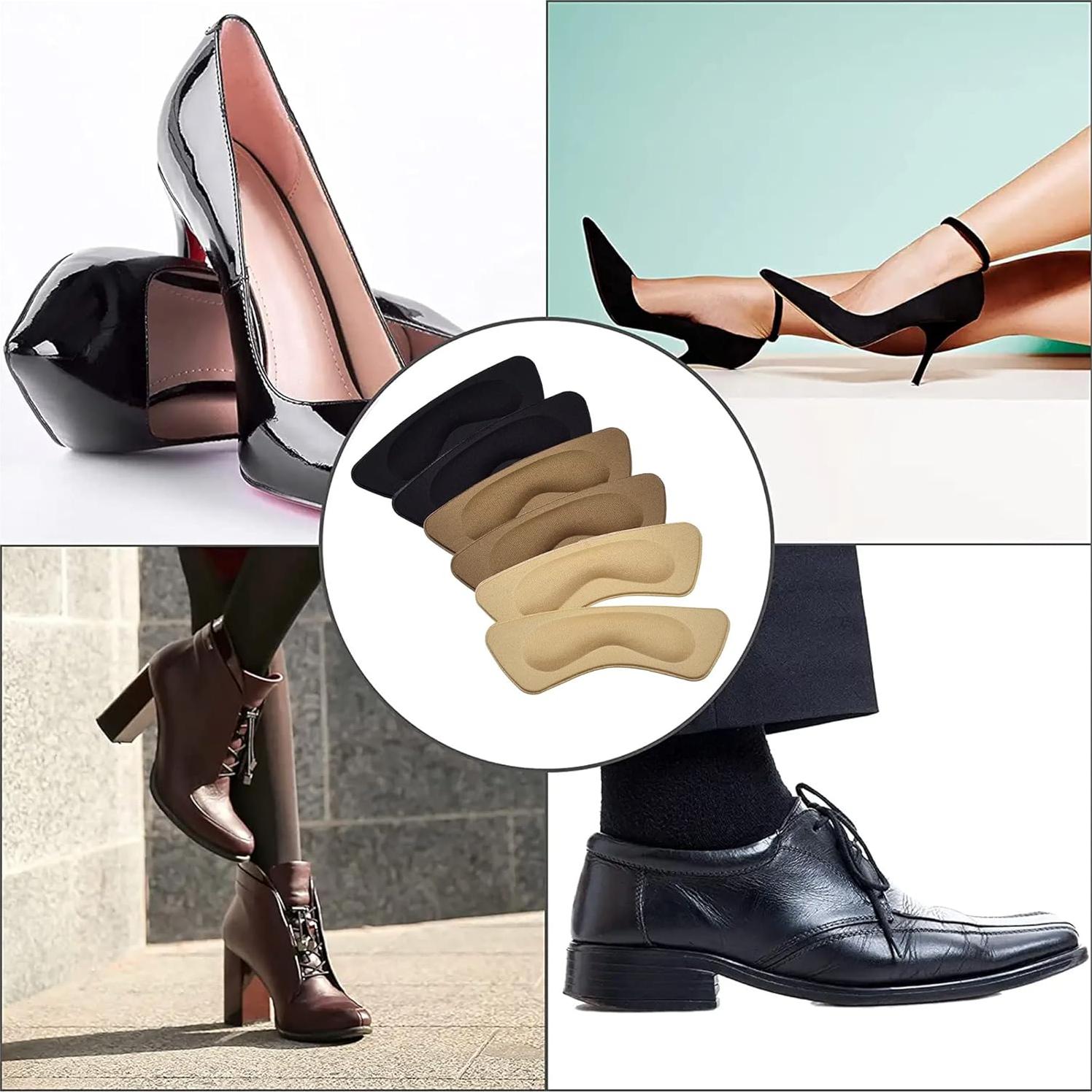 Almohadillas para Talones Hotop 6 Pares Mujeres Adhesivas