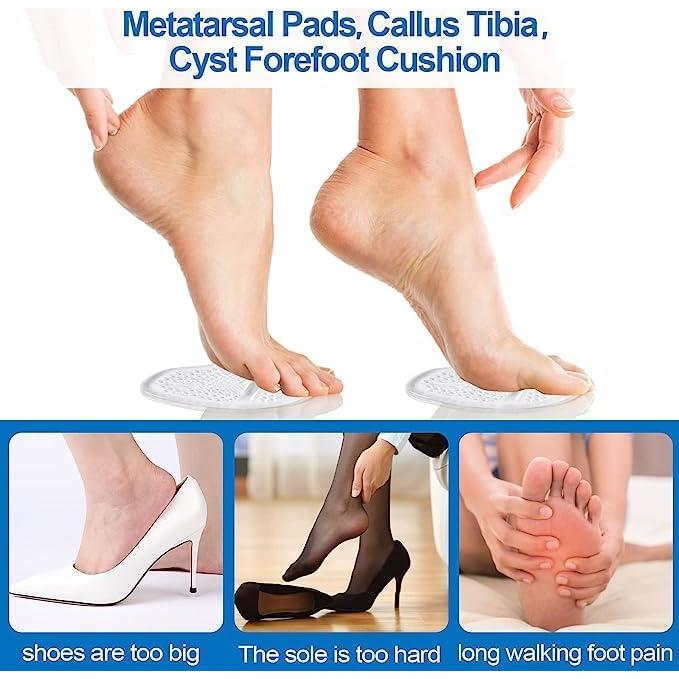 6 Pares Almohadillas para Talones y Zapatos Ashoesert Beige