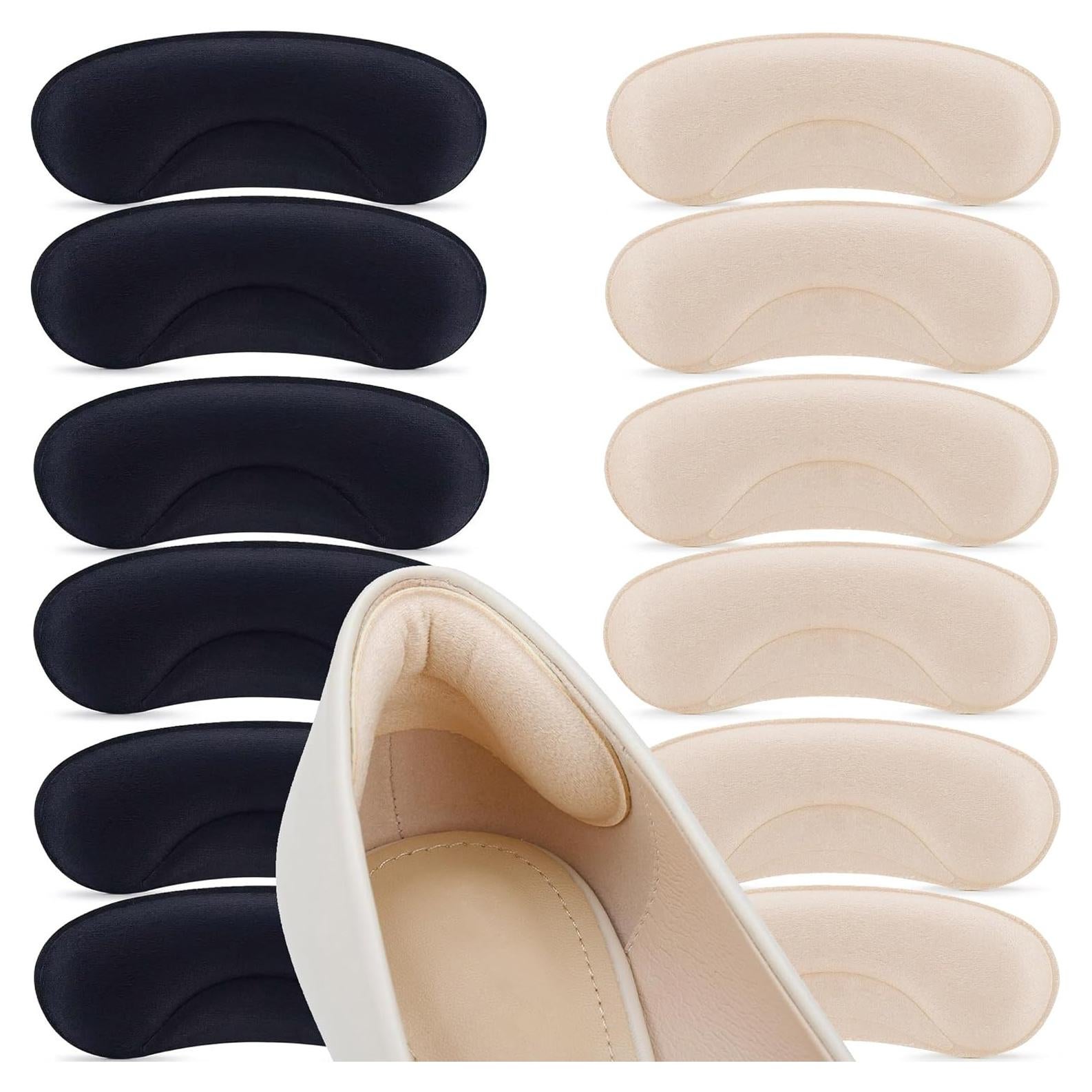 6 Pares Almohadillas Talón Comfowner Antideslizantes Ajuste Perfecto