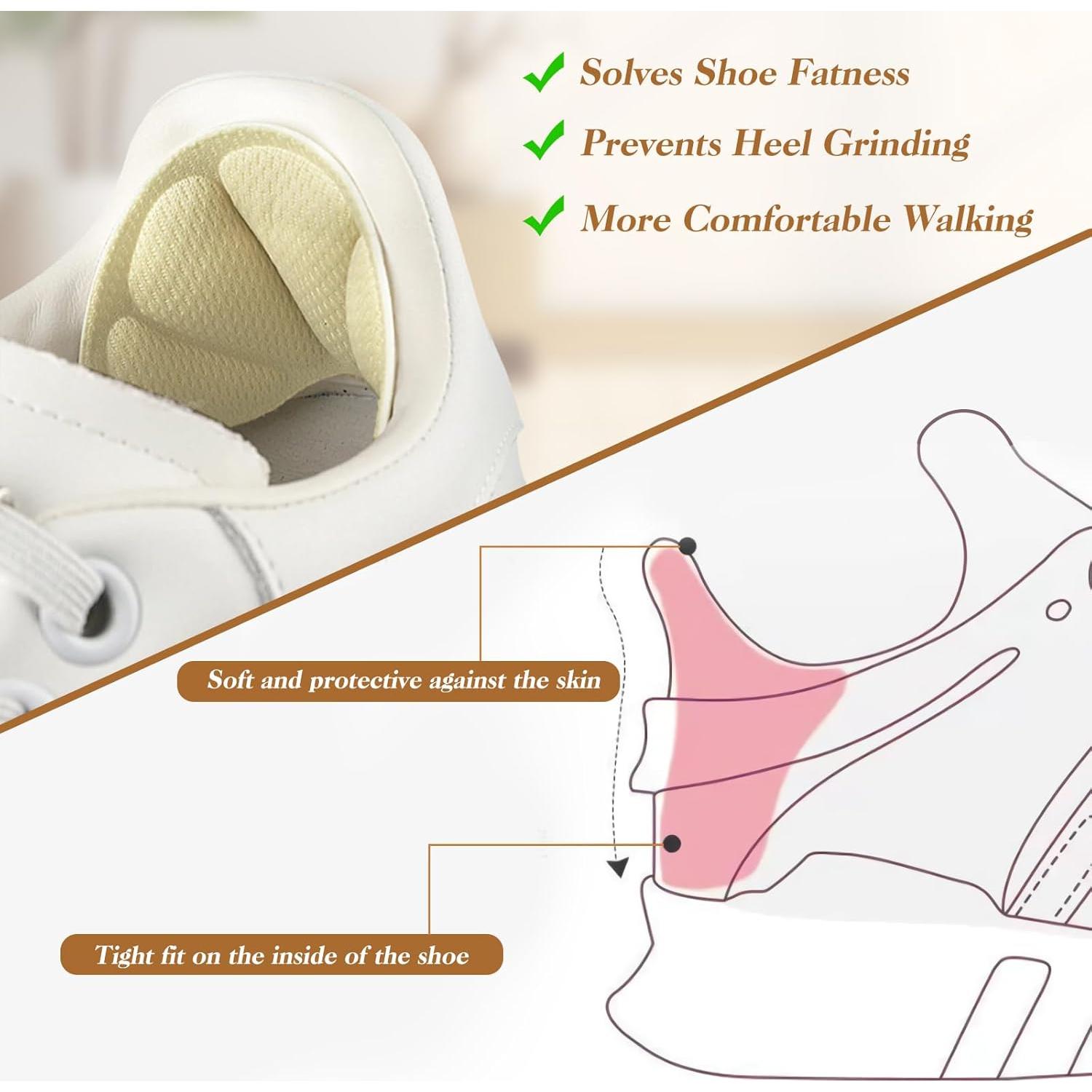 Almohadillas para Talón Femeng - 4 Pcs, Suaves y Adhesivas