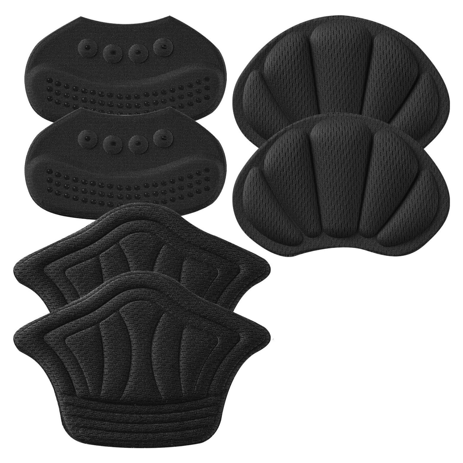 Almohadillas para Talón SUMBLIME - 6 Piezas Negras Antideslizantes