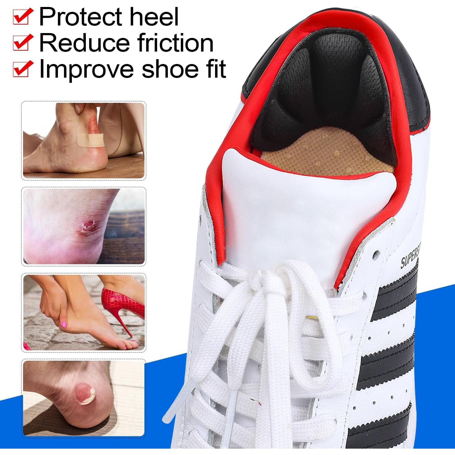 Almohadillas para Talón SUMBLIME - 6 Piezas Negras Antideslizantes