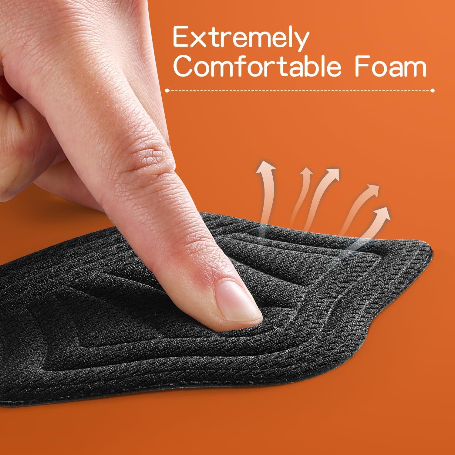 Almohadillas para Talón SUMBLIME - 6 Piezas Negras Antideslizantes