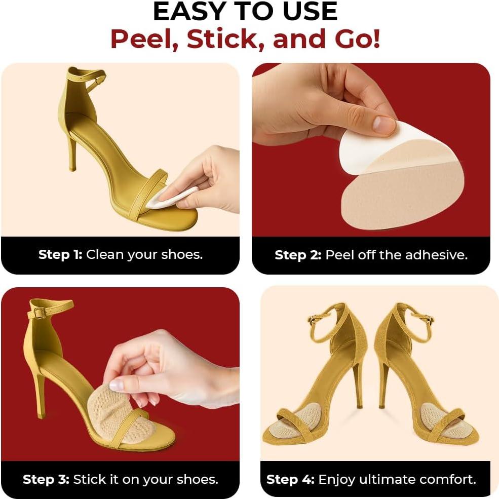 Cojines Metatarsales Monier para Tacones Altos - 2 Pares