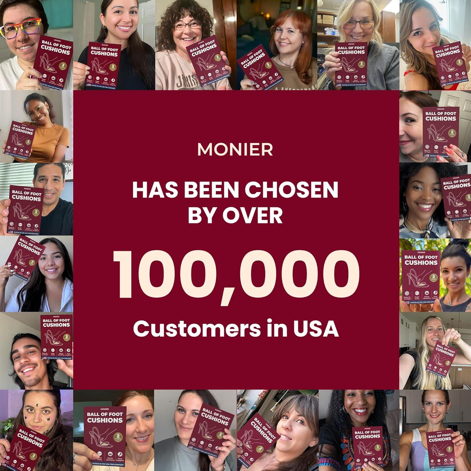 Cojines Metatarsales Monier para Tacones Altos - 2 Pares