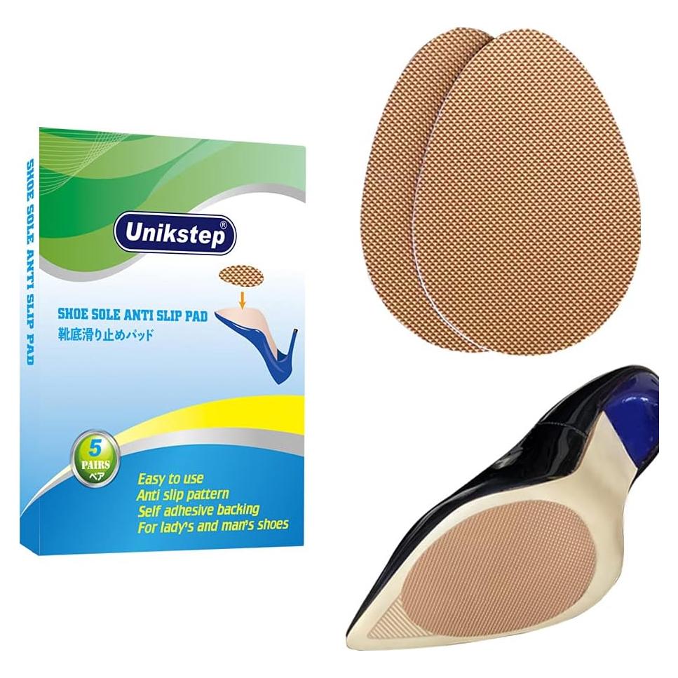 Almohadillas Antideslizantes Unikstep 5 Pares Goma Caqui
