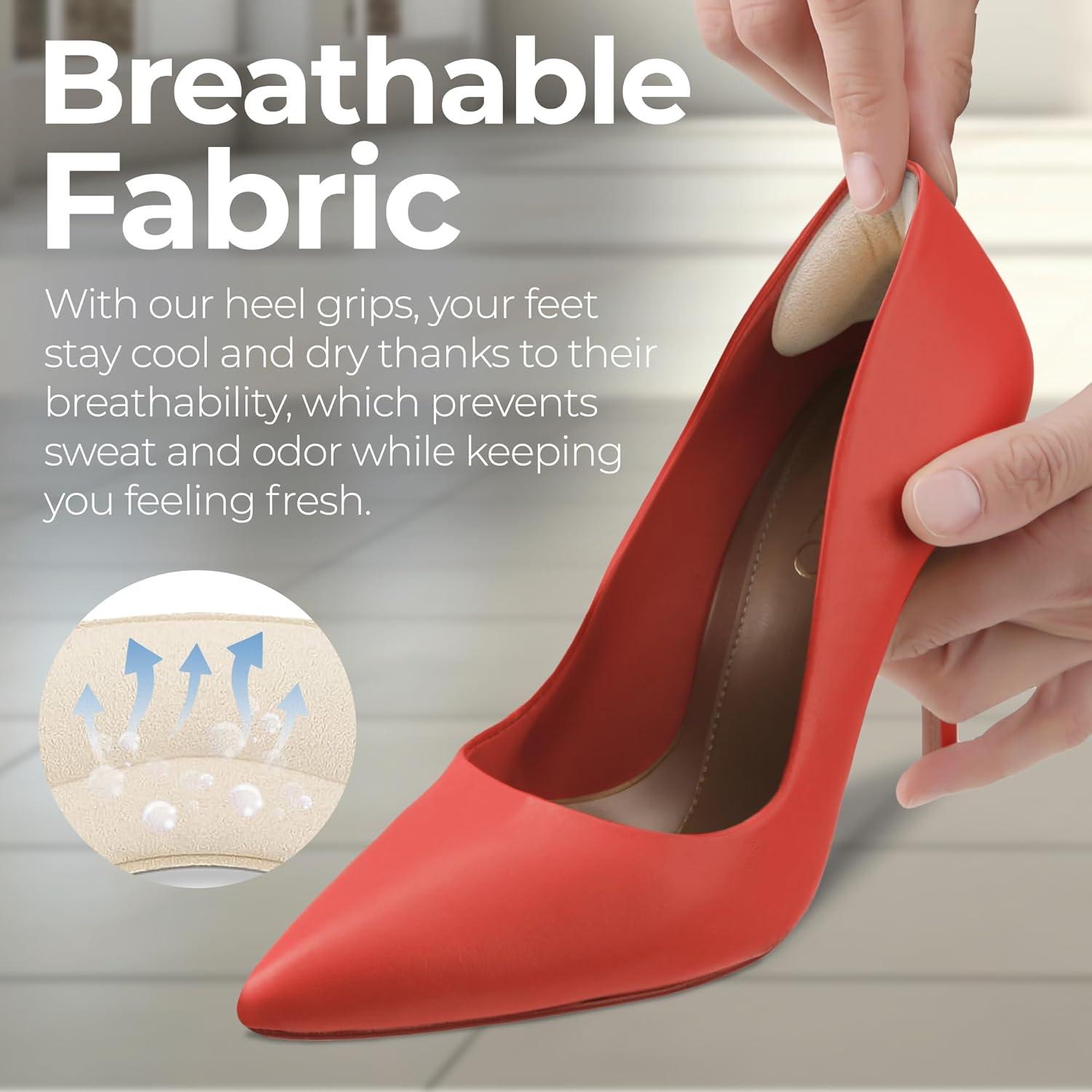 Almohadillas para Talones Homergy - 8 Piezas Beige, Comodidad y Ajuste