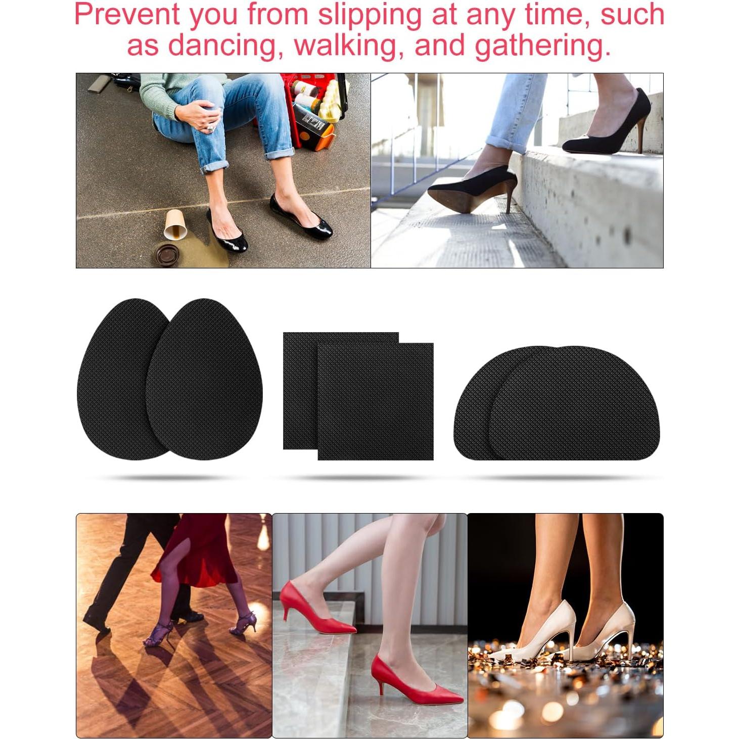 24 Almohadillas Antideslizantes para Zapatos Kaidiqi, 3 Estilos