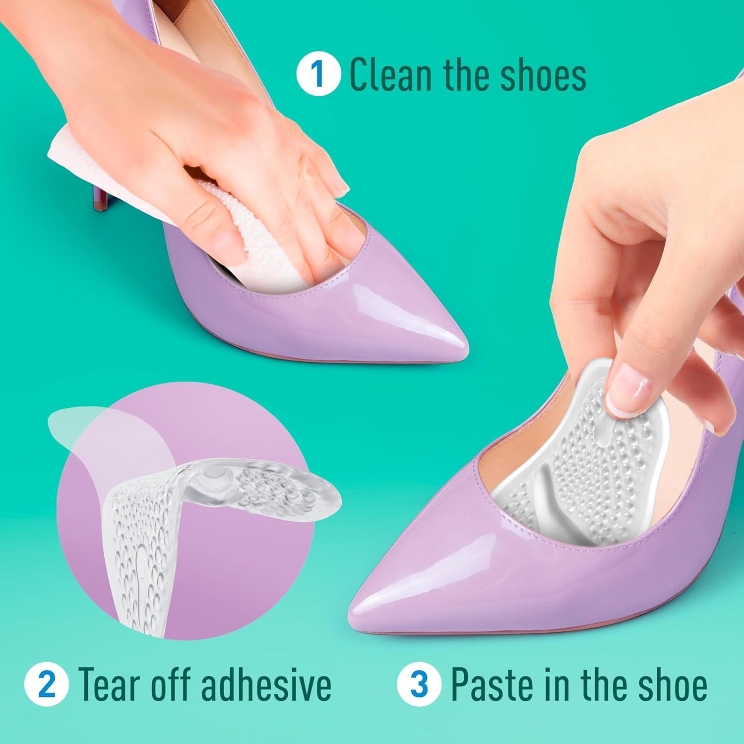 Almohadillas Metatarsales Comfwalk - 3 Pares - Transparente