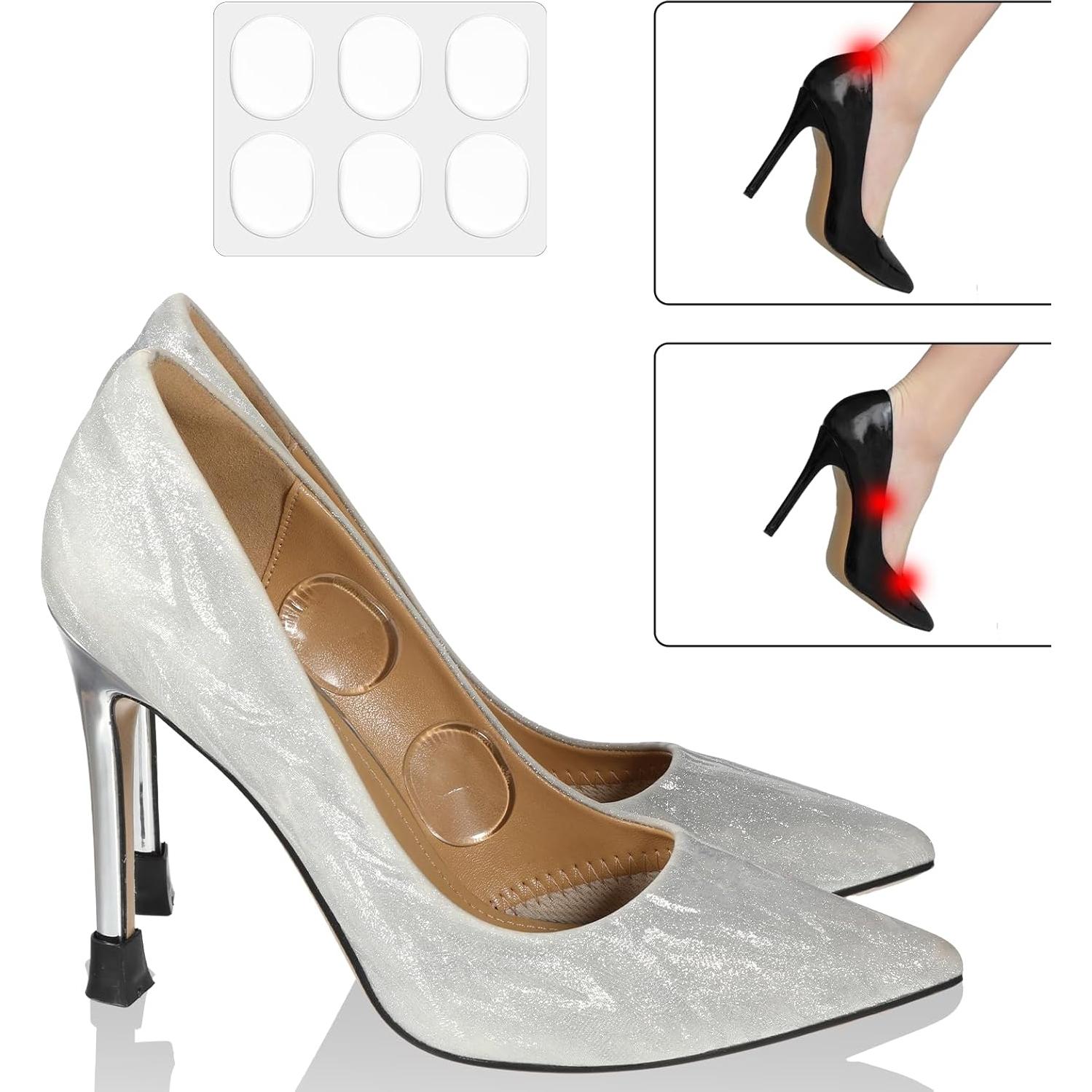 34 Piezas Almohadillas de Silicona para Tacones Tucnoeu