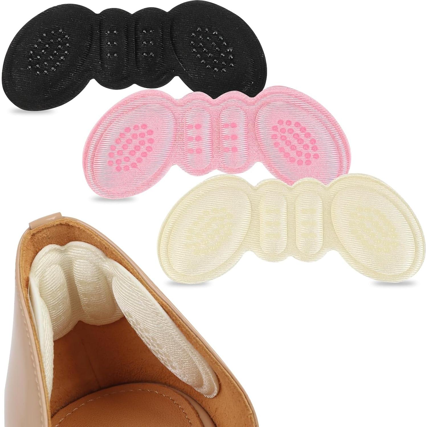 6 Pares Almohadillas para Talones Qgond - Alivio Dolor y Ampollas