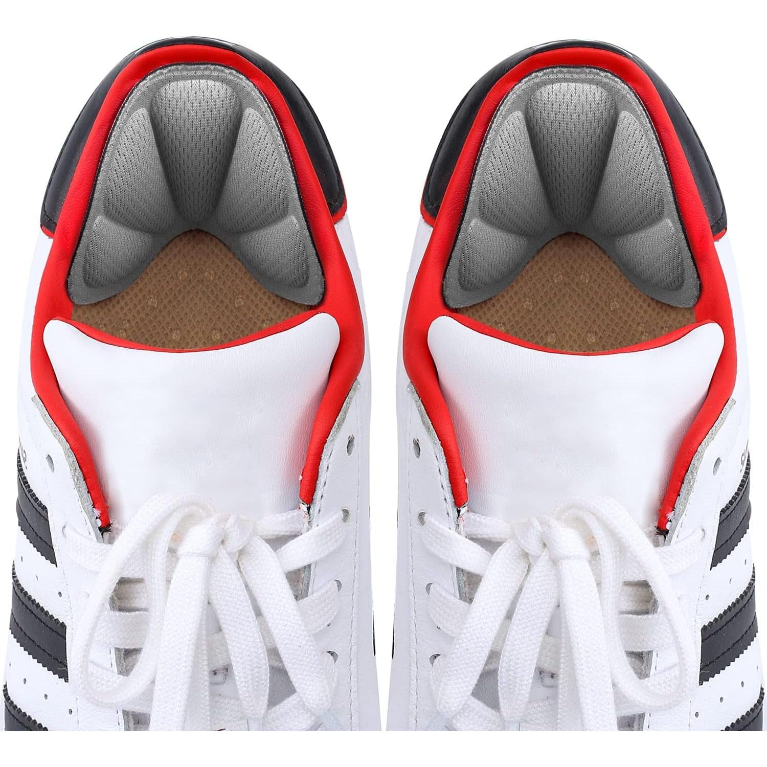 Almohadillas de Talón Huethy 8PCS Grises para Zapatos