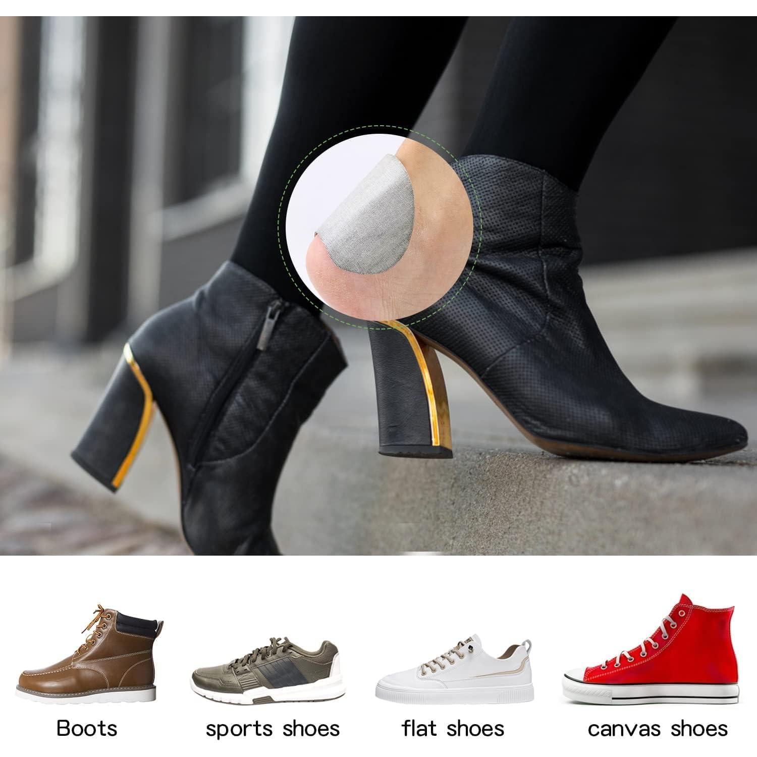 Almohadillas de Talón Huethy 8PCS Grises para Zapatos