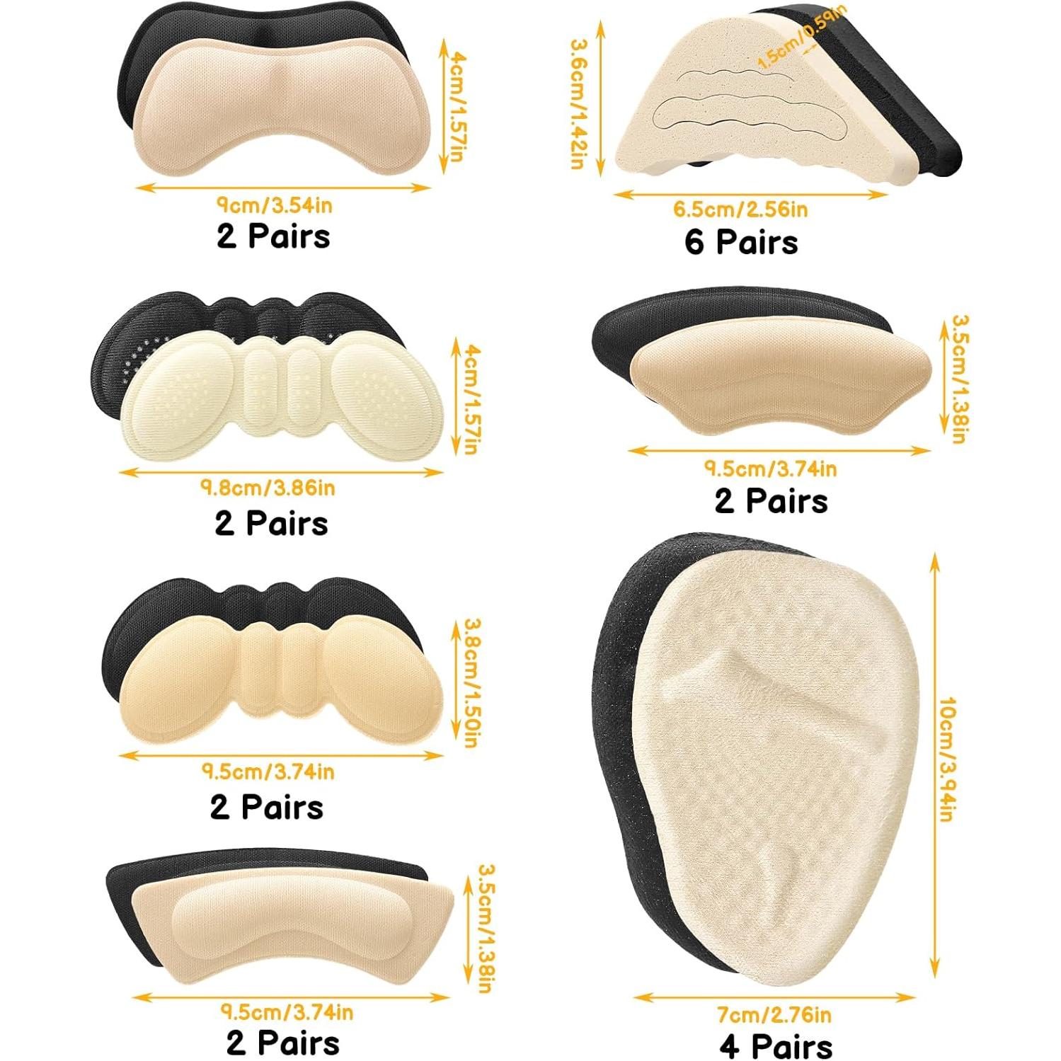 20 Pares Almohadillas para Talón y Dedos THE KING HIS QUEEN