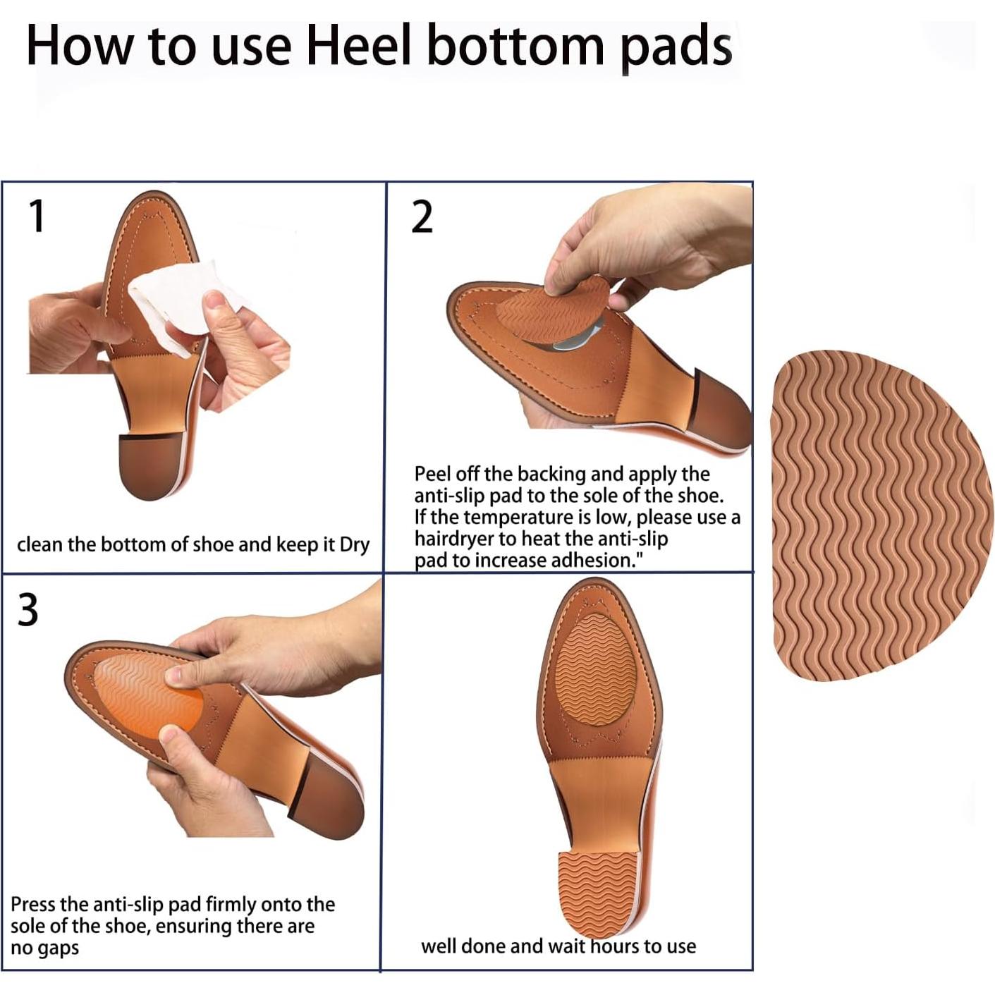 Almohadillas Antideslizantes ZBLGO para Zapatos - 6 Pares