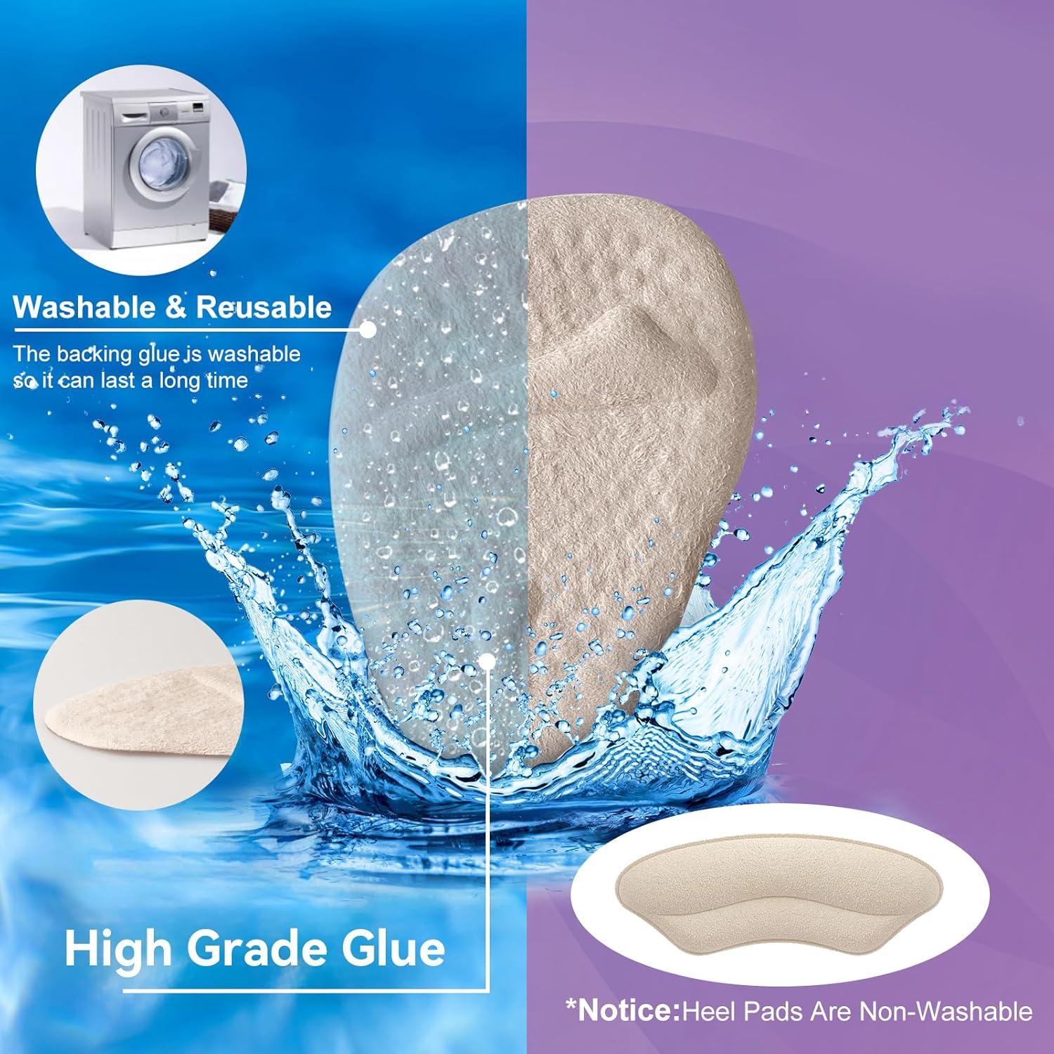 Cojines Metatarsales y Almohadillas para el Talón SIIHEA - 4 Pares