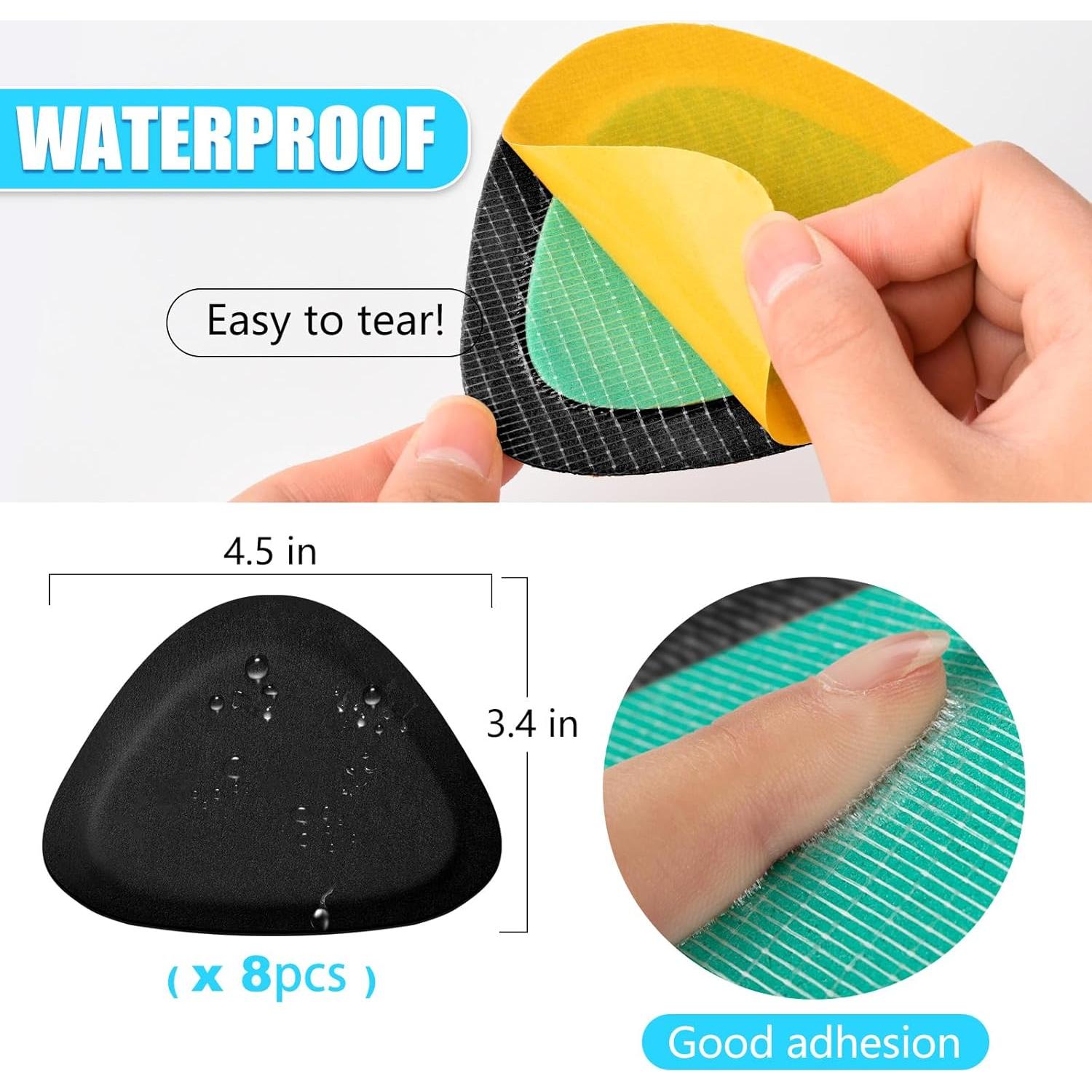 4 Pares Almohadillas de Cuero para Talón HTZNHXT - Alivio Dolor