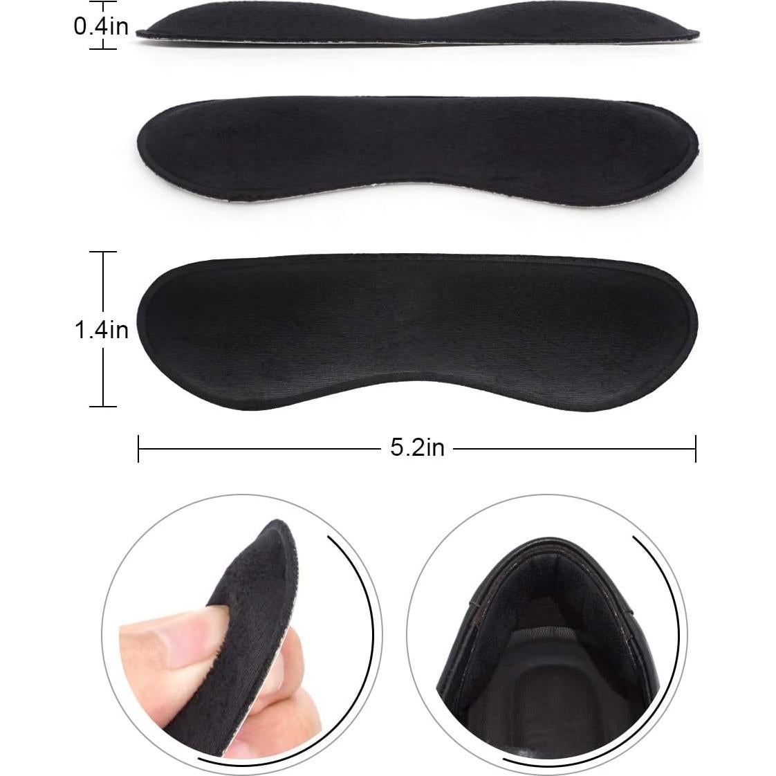 Insertos para Talón Dr. Foot Antideslizantes Beige y Negro